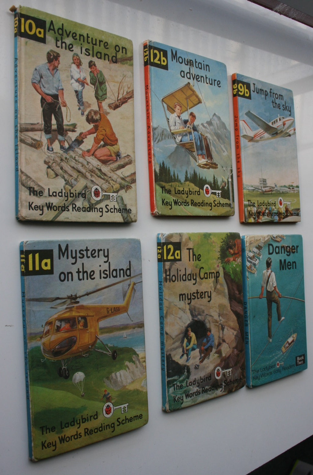 6 Vintage Ladybird Key Words Reading Scheme books by W. Murray.