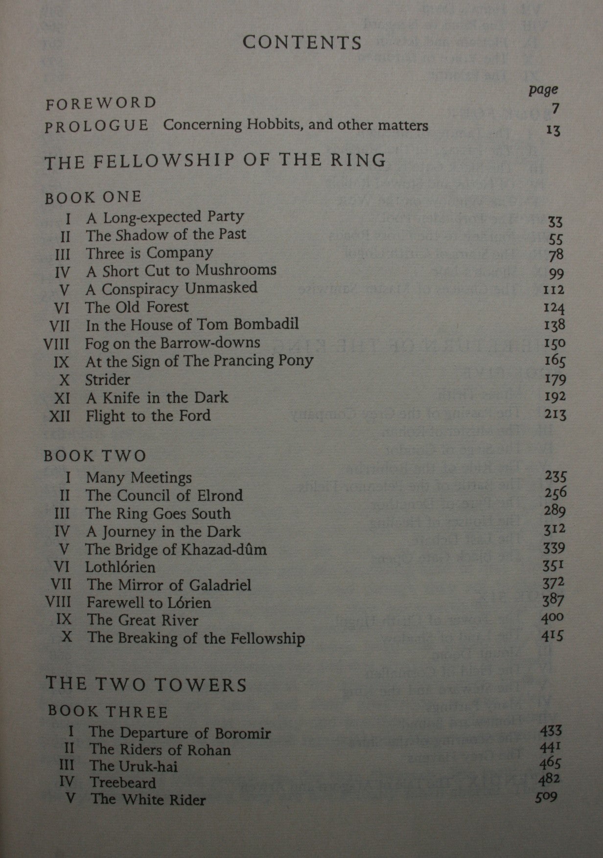 The Lord of the Rings. FIRST EDITION 1968. By J. R. R. Tolkien.