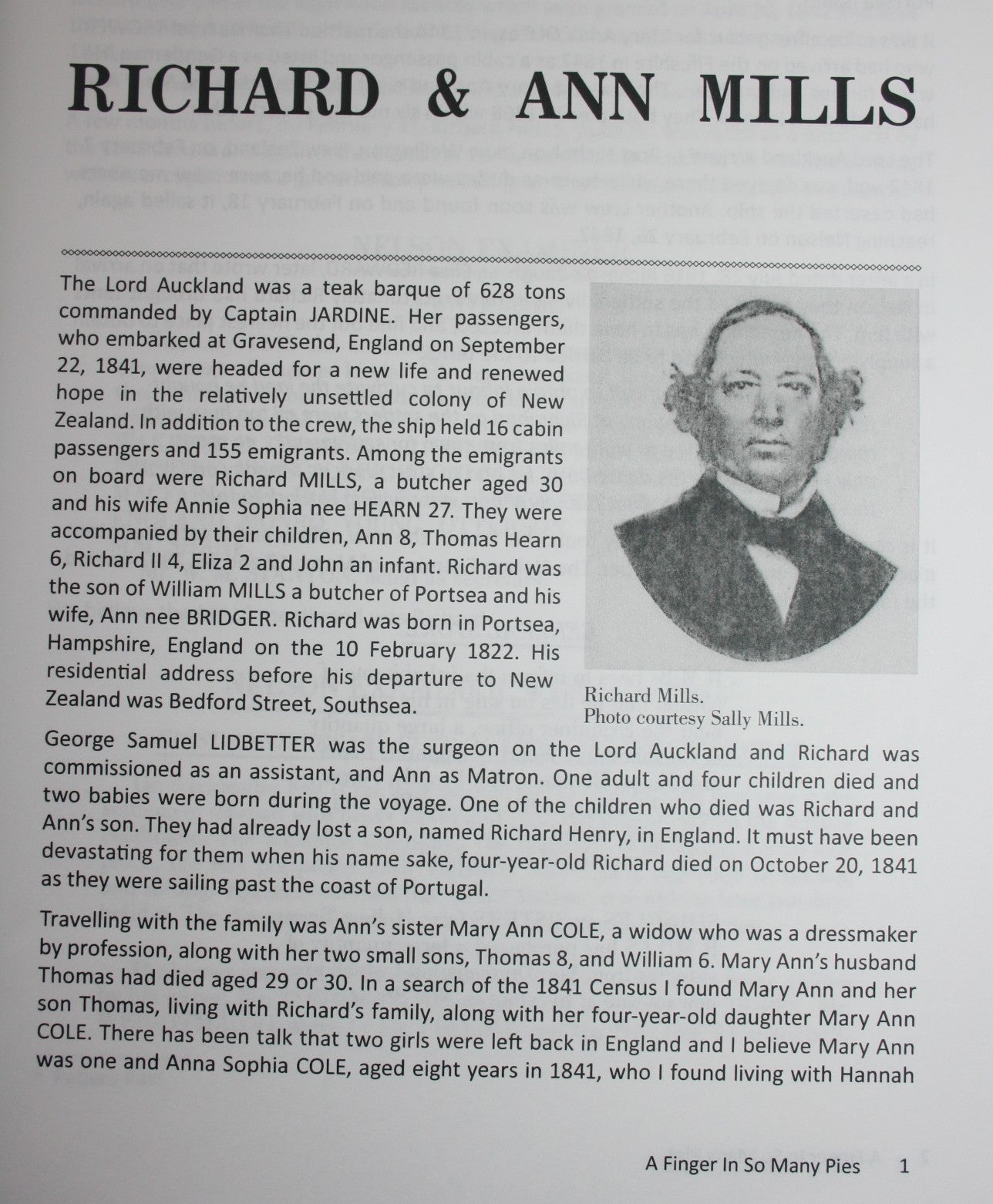 A Finger in So Many Pies: Hon. Charles Houghton Mills, 1844-1923 by Pat Akerblom, Barry Akerblom. VERY RARE.