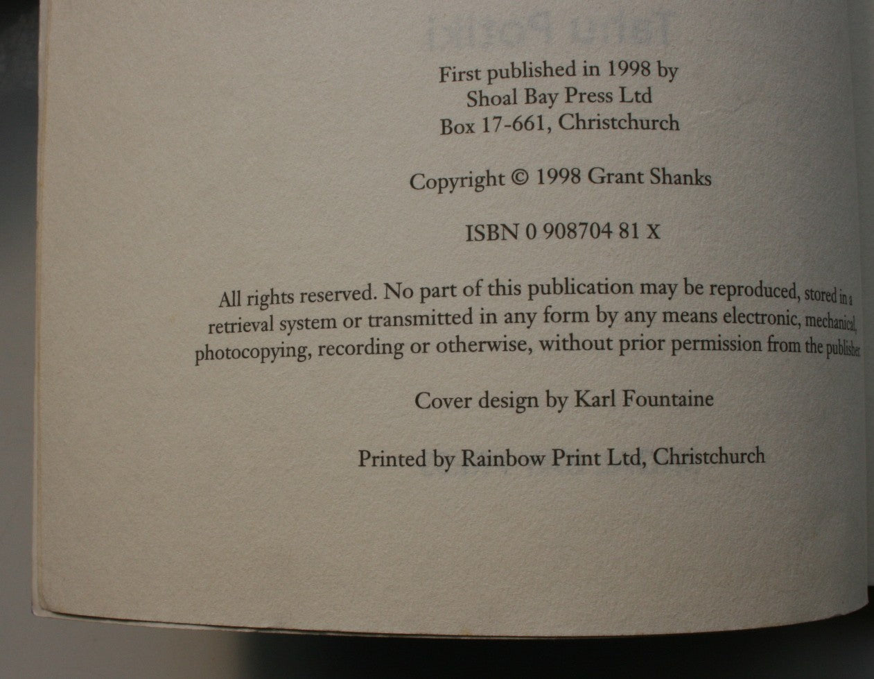 Where No Birds Sing Tales of the Supernatural in Aotearoa By Grant Shanks, Tahu Potiki.