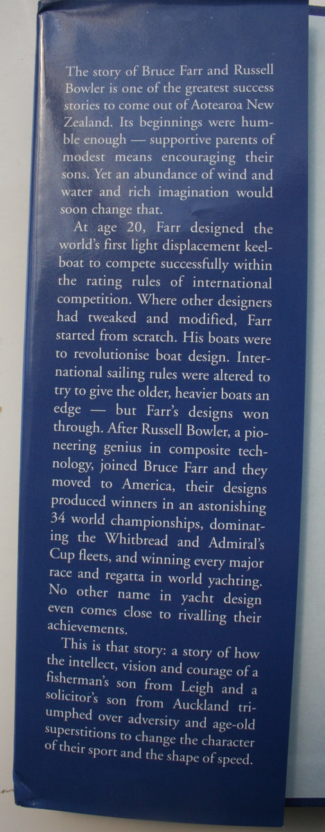 The Shape of Speed: Bruce Farr and Russell Bowler. BY John Bevan-Smith ...
