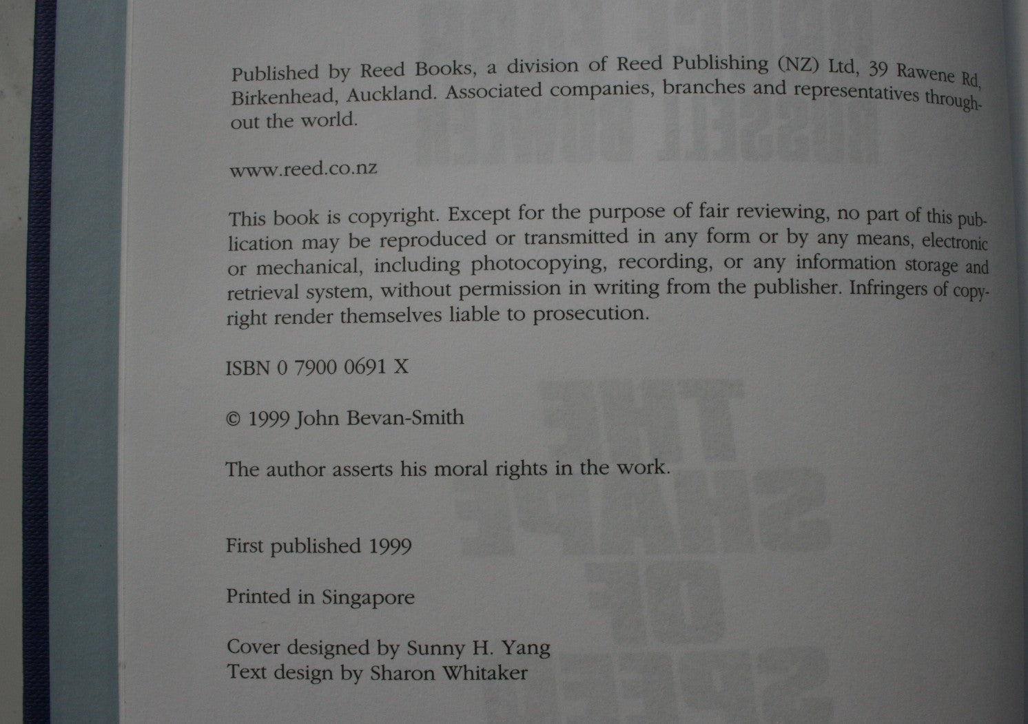 The Shape of Speed: Bruce Farr and Russell Bowler. BY John Bevan-Smith