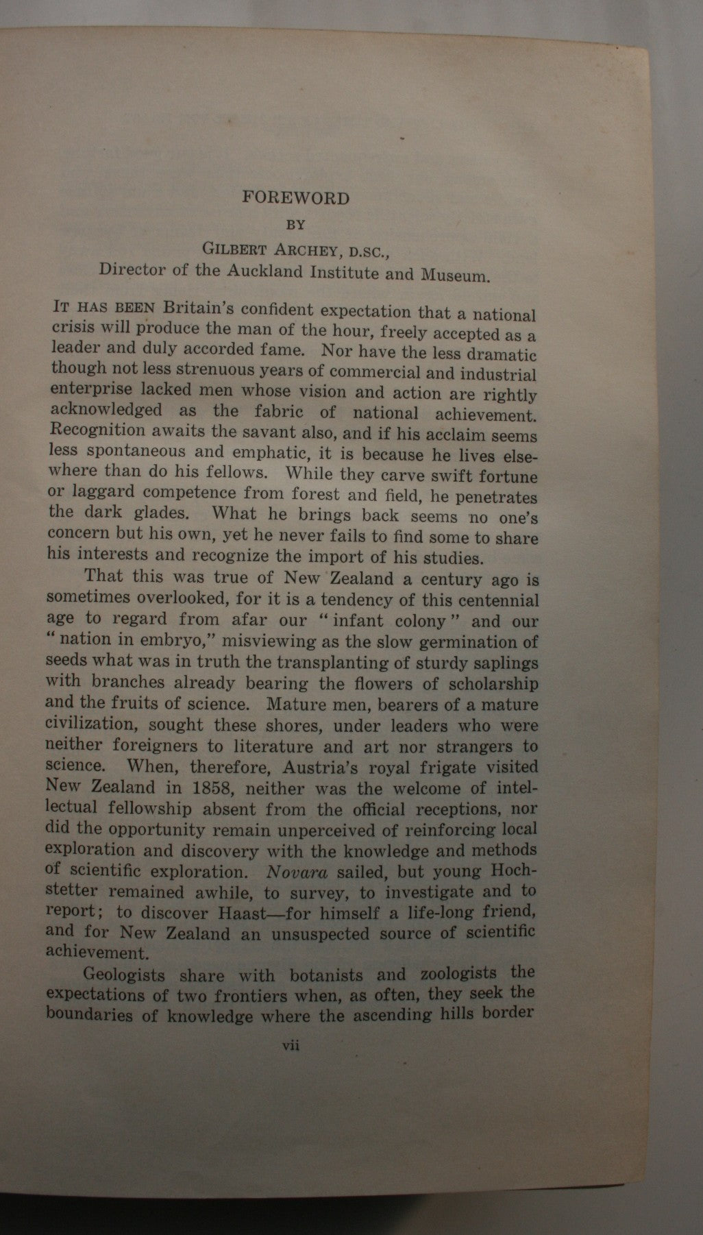 The Life and Times of Sir Julius von Haast: Explorer, Geologist, Museum Builder. FIRST EDITION