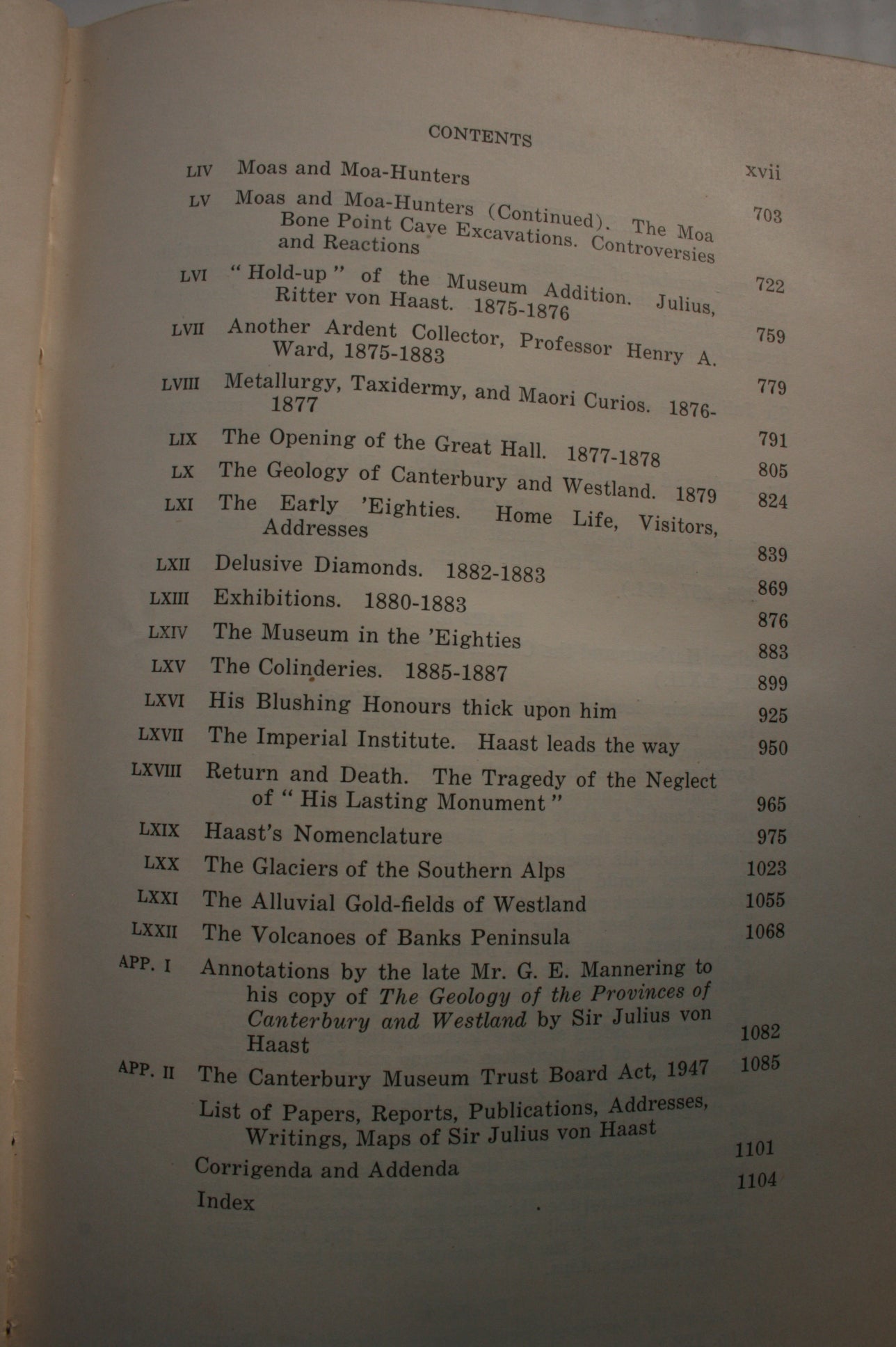 The Life and Times of Sir Julius von Haast: Explorer, Geologist, Museum Builder. FIRST EDITION