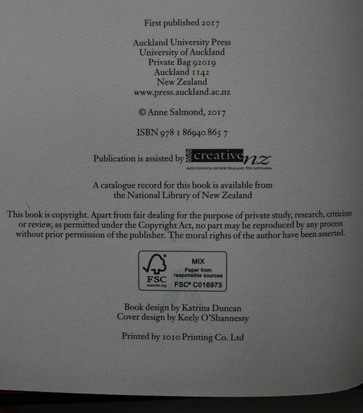 Tears of Rangi: Experiments Across Worlds. FIRST EDITION HARDBACK