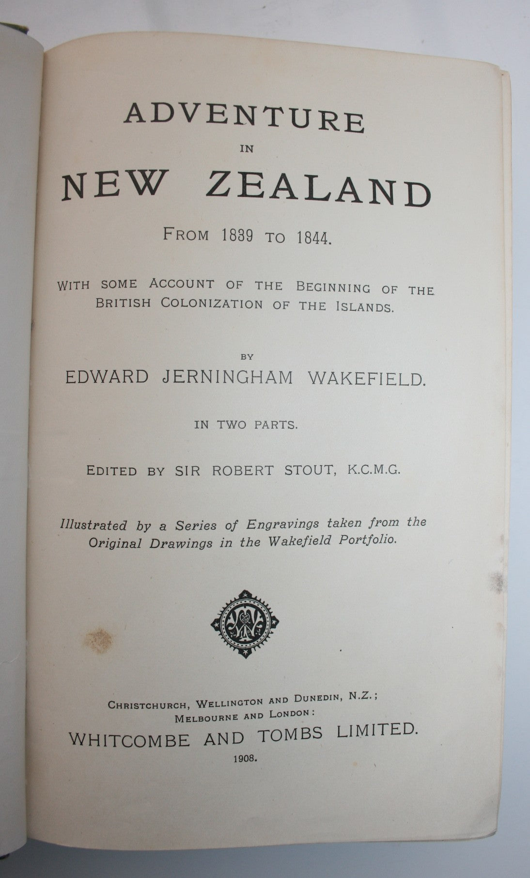 Adventure in New Zealand from 1839 to 1844: with some account of the beginning of the British colonisation of the Islands. (1908)