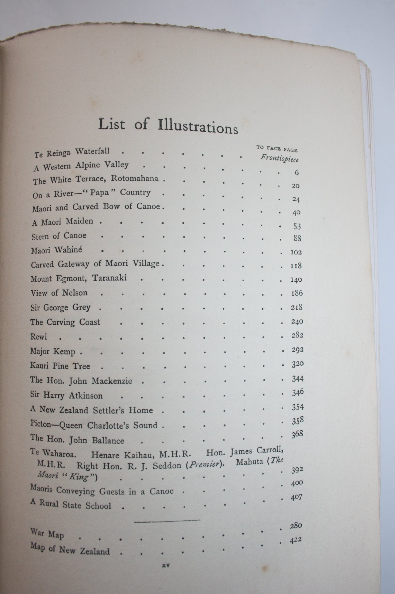 The Long White Cloud : Ao Tea Roa. SECOND EDITION 1899. BY William Pember Reeves.