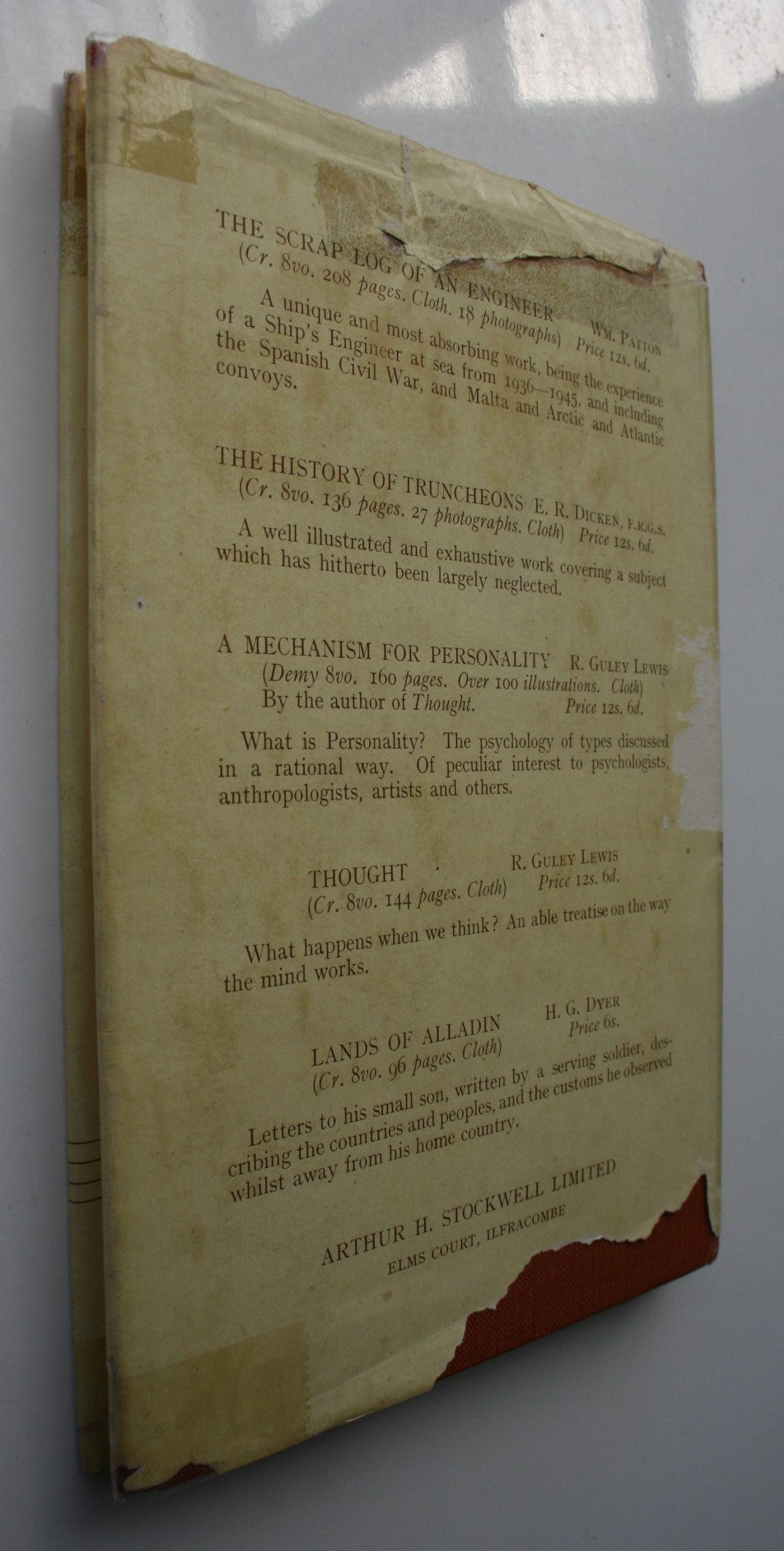 Ma Te Reinga. By Way of Reinga. The Way of the Maori Soldier by H. G. Dyer. VERY SCARCE.