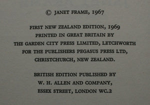 The Rainbirds by Janet Frame. 1969, First NZ Edition.