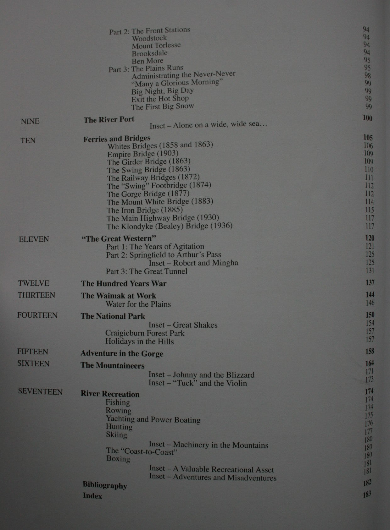 Waimakariri: An Illustrated History By Robert Logan.