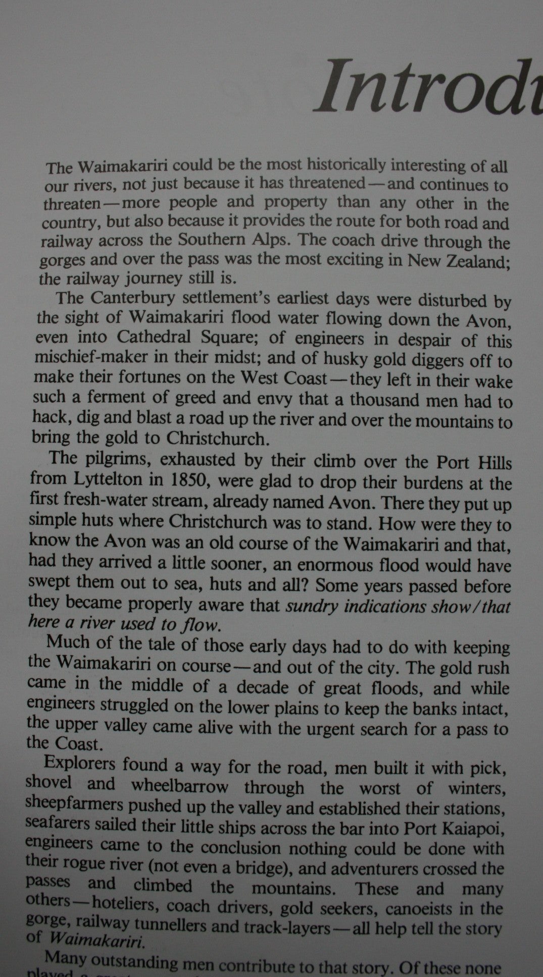 Waimakariri: An Illustrated History By Robert Logan.