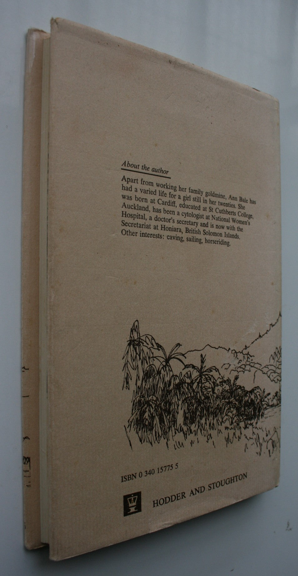 Maratoto Gold by Ann Bale. 1971 First Edition. VERY SCARCE.