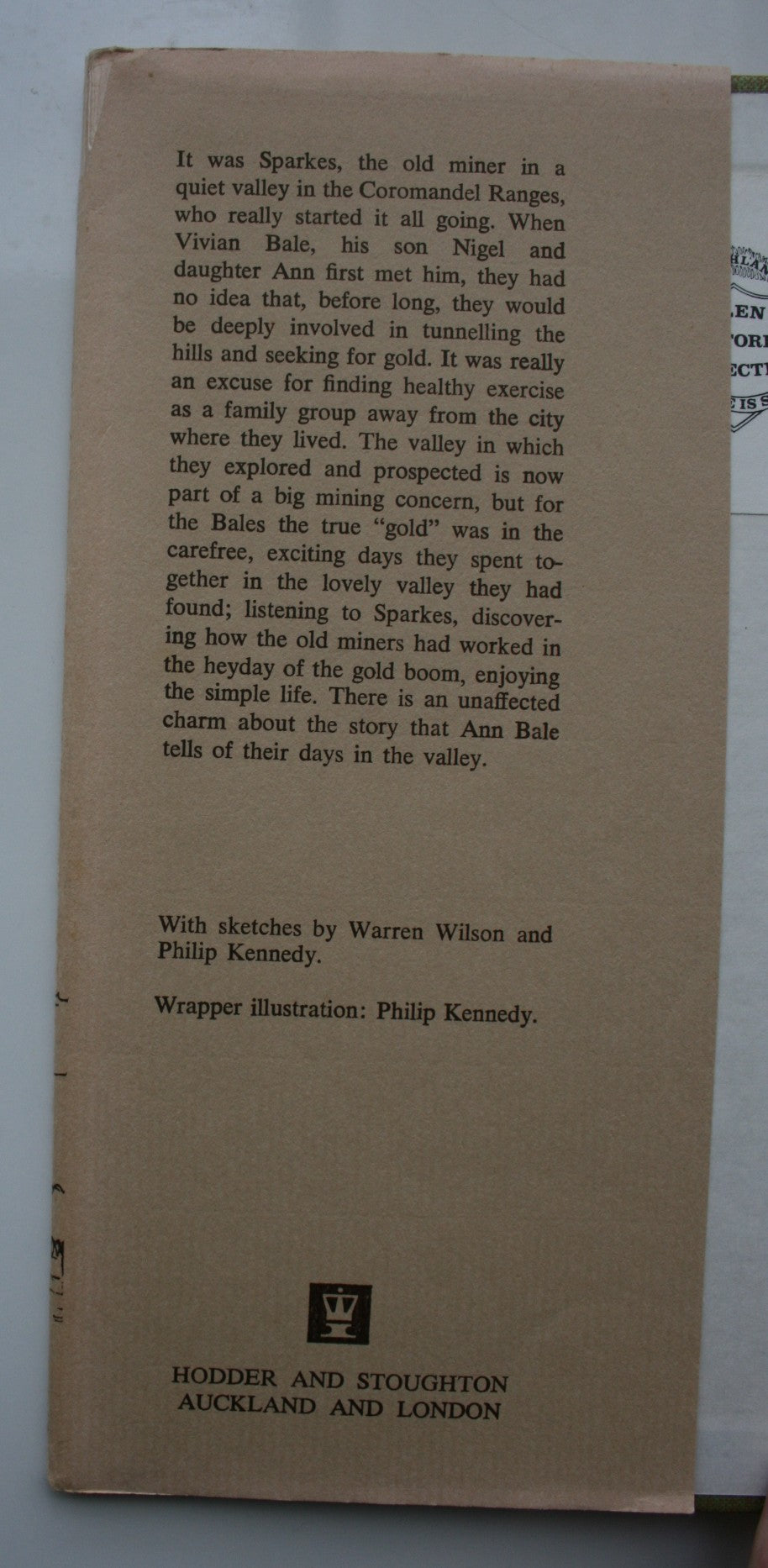 Maratoto Gold by Ann Bale. 1971 First Edition. VERY SCARCE.
