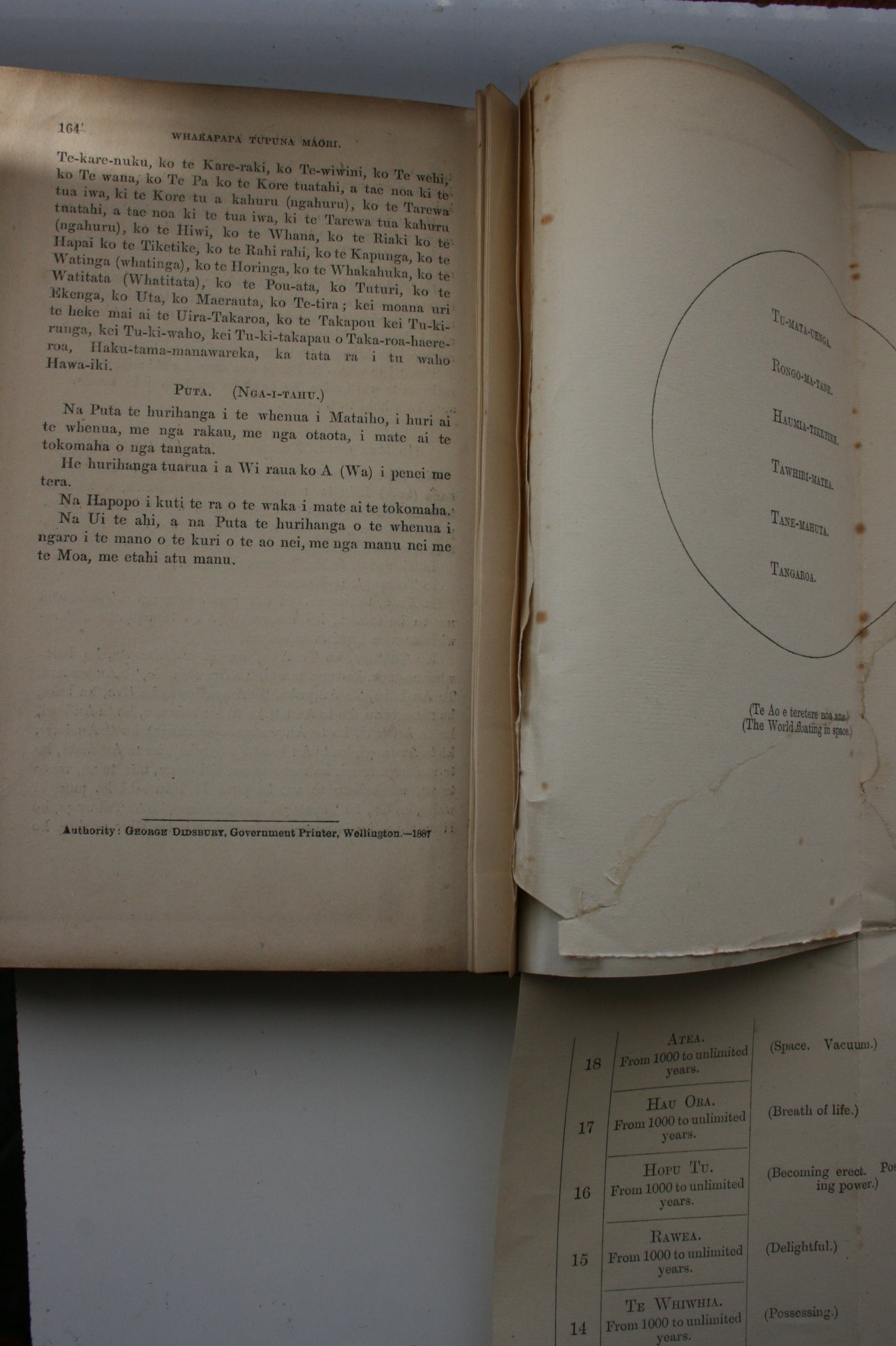 The Ancient History of the Maori, His Mythology and Traditions. Vol I. Horo-Uta OR Taki-Timu Migration. 1887. FIRST EDITION.