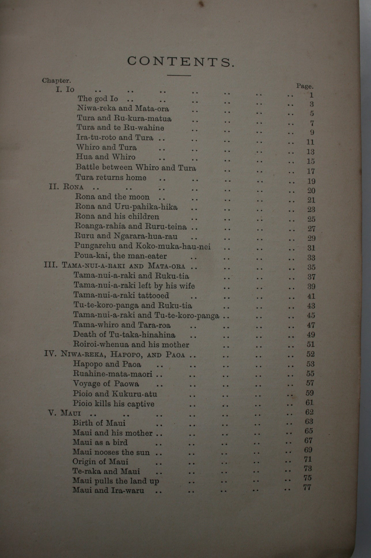 The Ancient History of the Maori, His Mythology and Traditions. Vol II. Horo-Uta OR Taki-Timu Migration. 1889. FIRST EDITION.