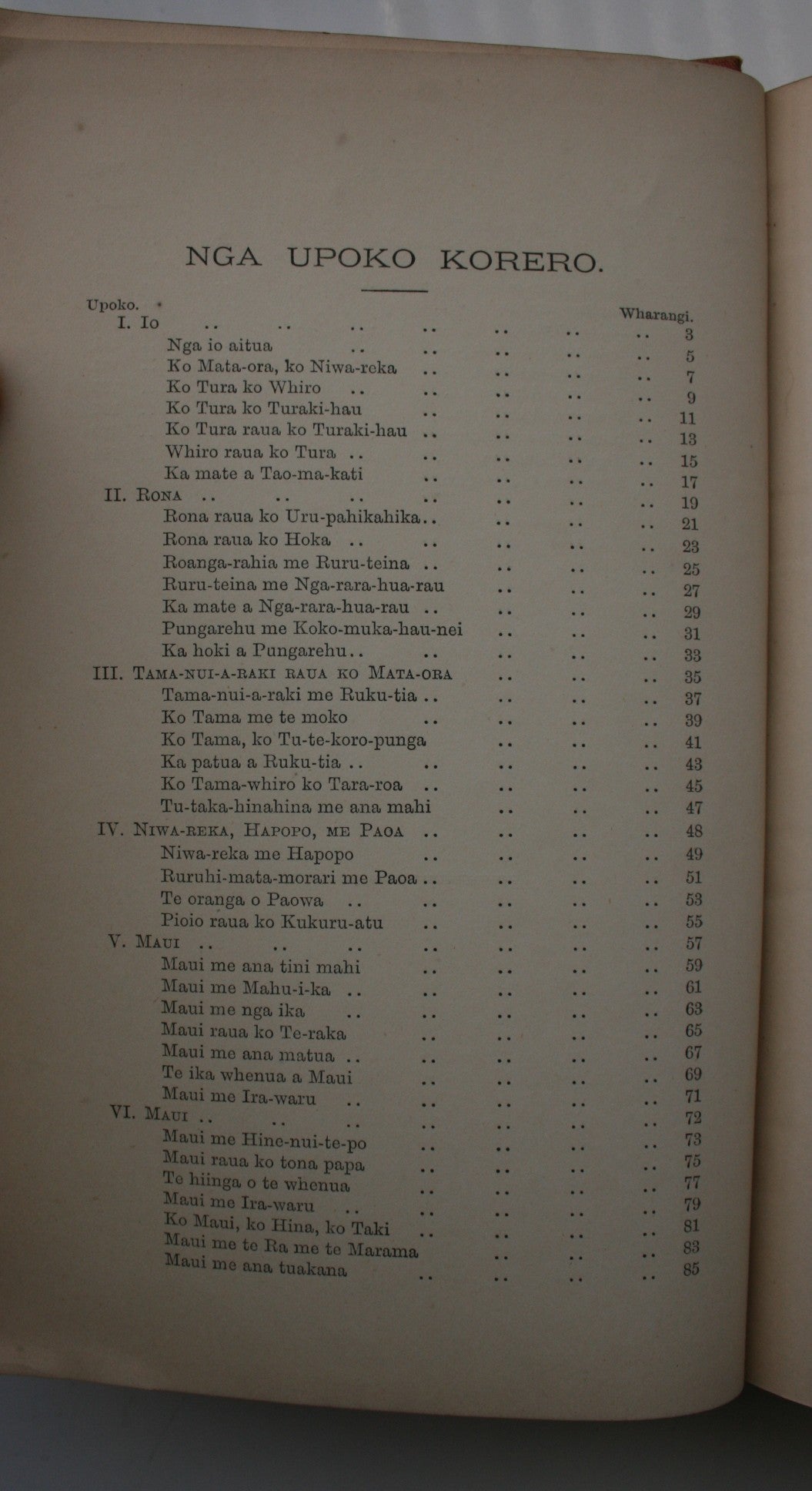 The Ancient History of the Maori, His Mythology and Traditions. Vol II. Horo-Uta OR Taki-Timu Migration. 1889. FIRST EDITION.