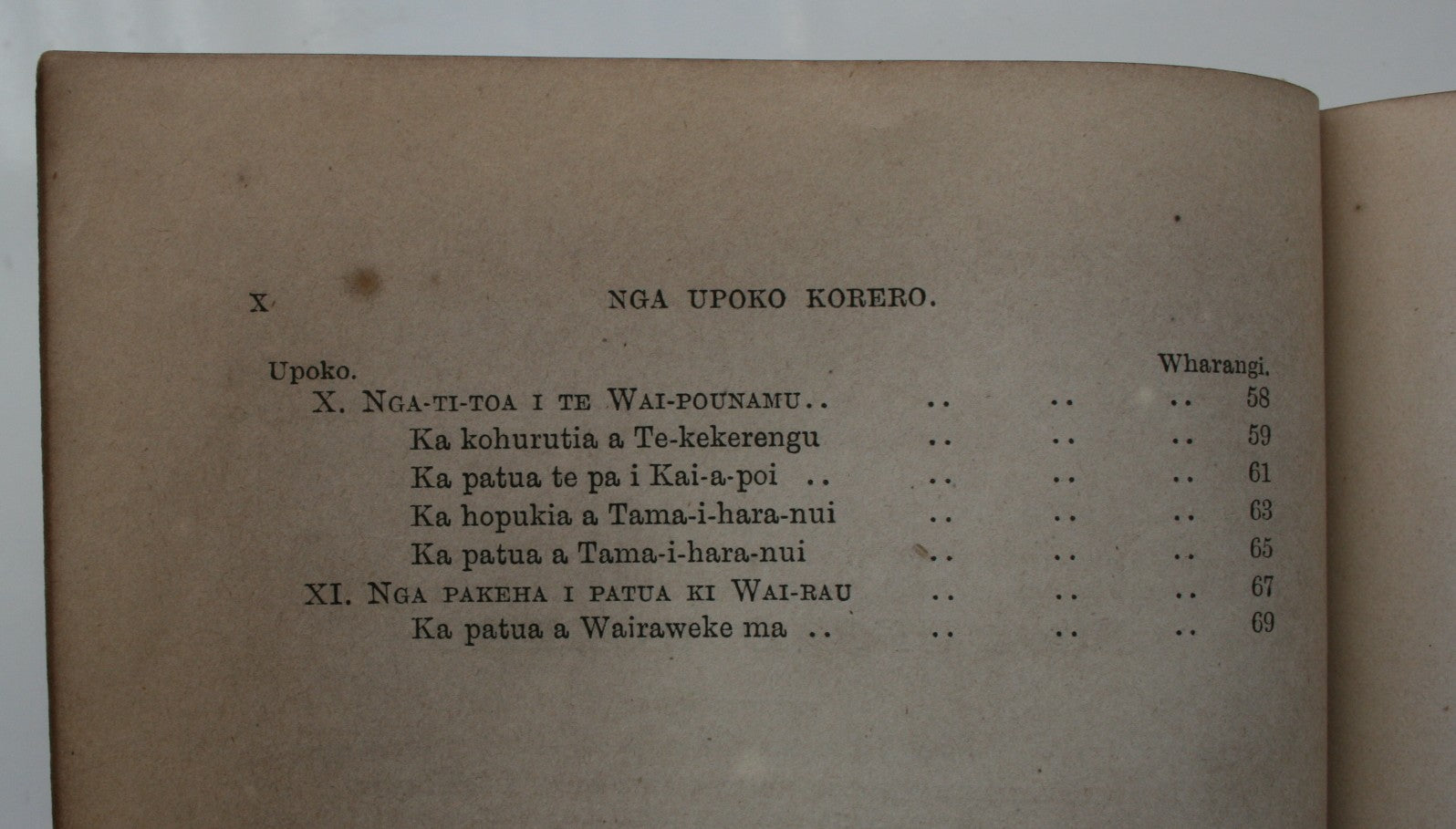 The Ancient History of the Maori, His Mythology and Traditions. Tai-Nui. Volume VI. FIRST EDITION 1890