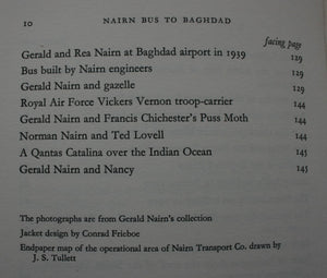 Nairn Bus to Baghdad. The Story of Gerald Nairn by J.S. Tullett. FIRST EDITION. VERY SCARCE.