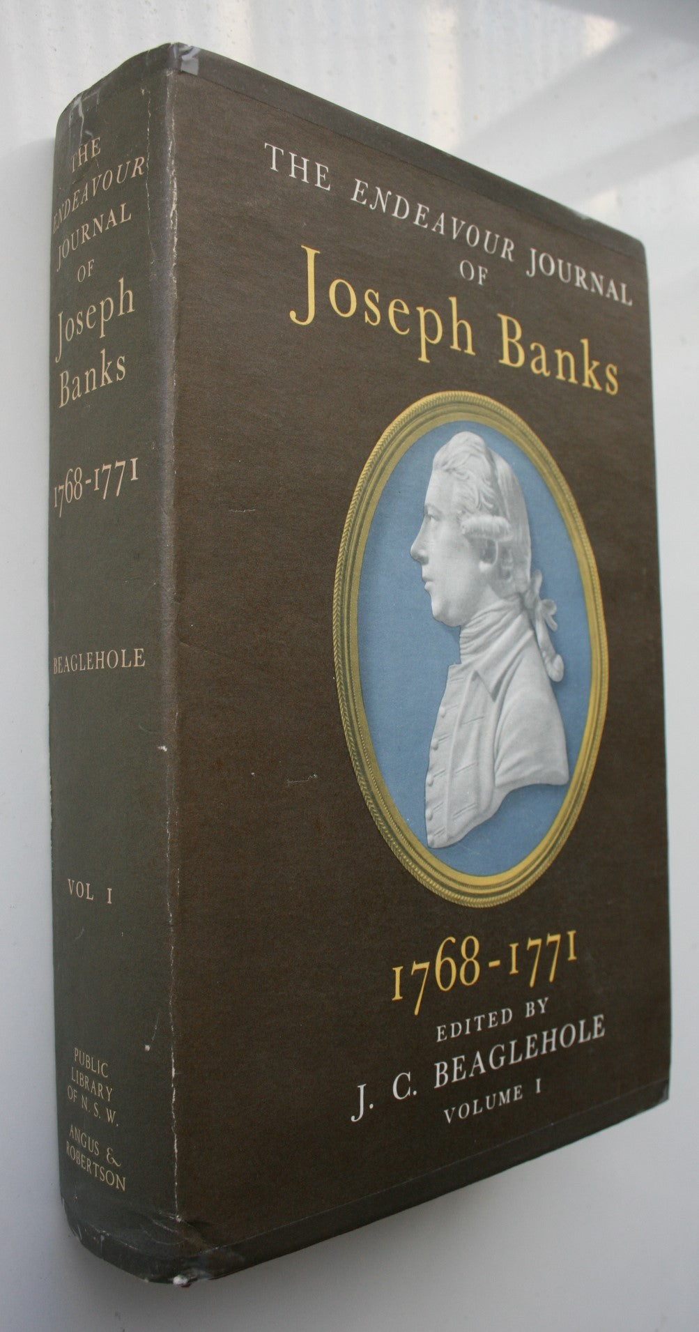 The Endeavour Journal of Joseph Banks 1768-1771 in Two Volumes by J. C. Beaglehole (editor).