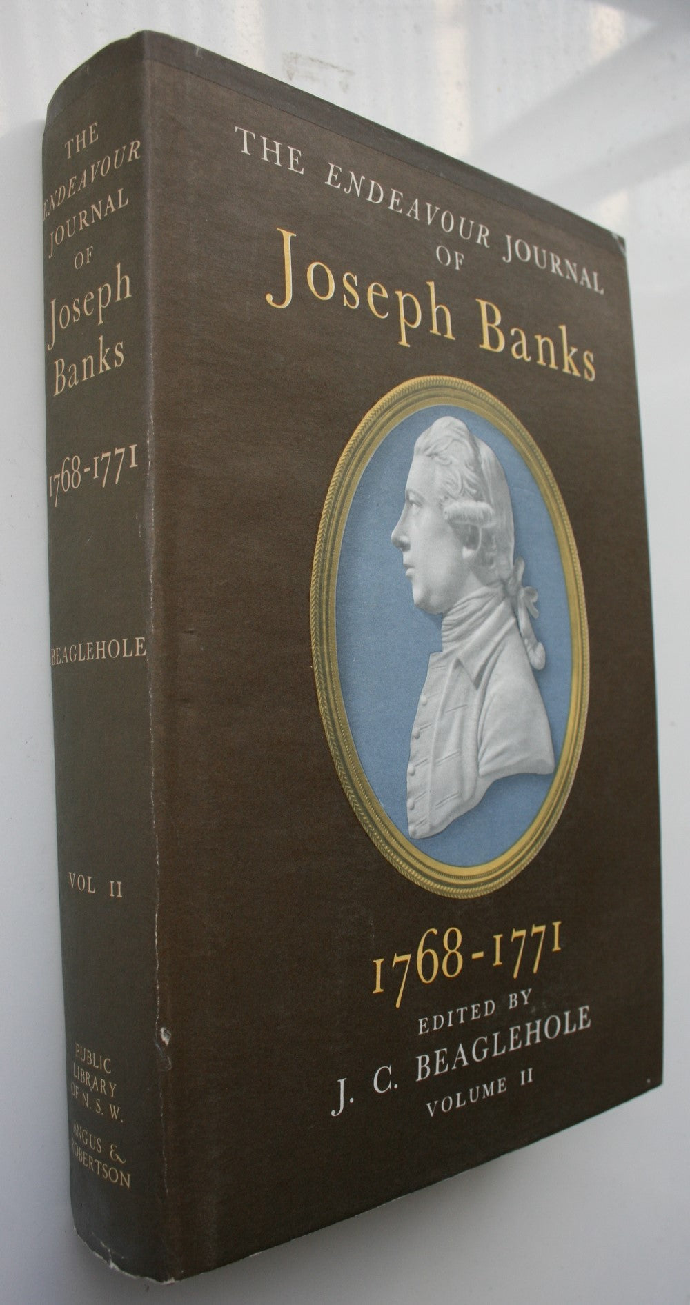 The Endeavour Journal of Joseph Banks 1768-1771 in Two Volumes by J. C. Beaglehole (editor).