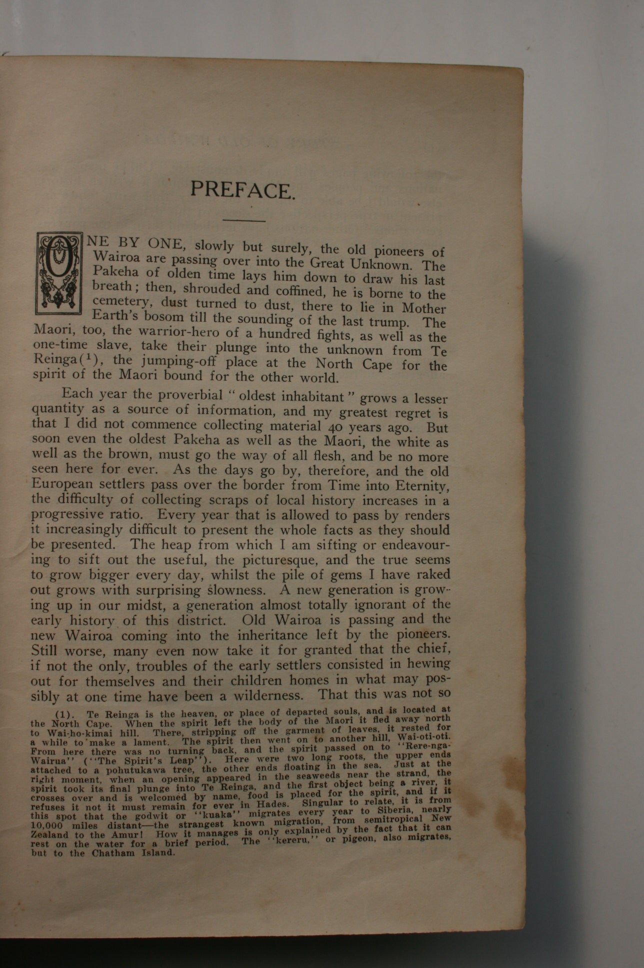 The Story of Old Wairoa and the East Coast, New Zealand, Or, Past, Present, and Future : a Record of Over Fifty Years' Progress. FIRST EDITION 1925.