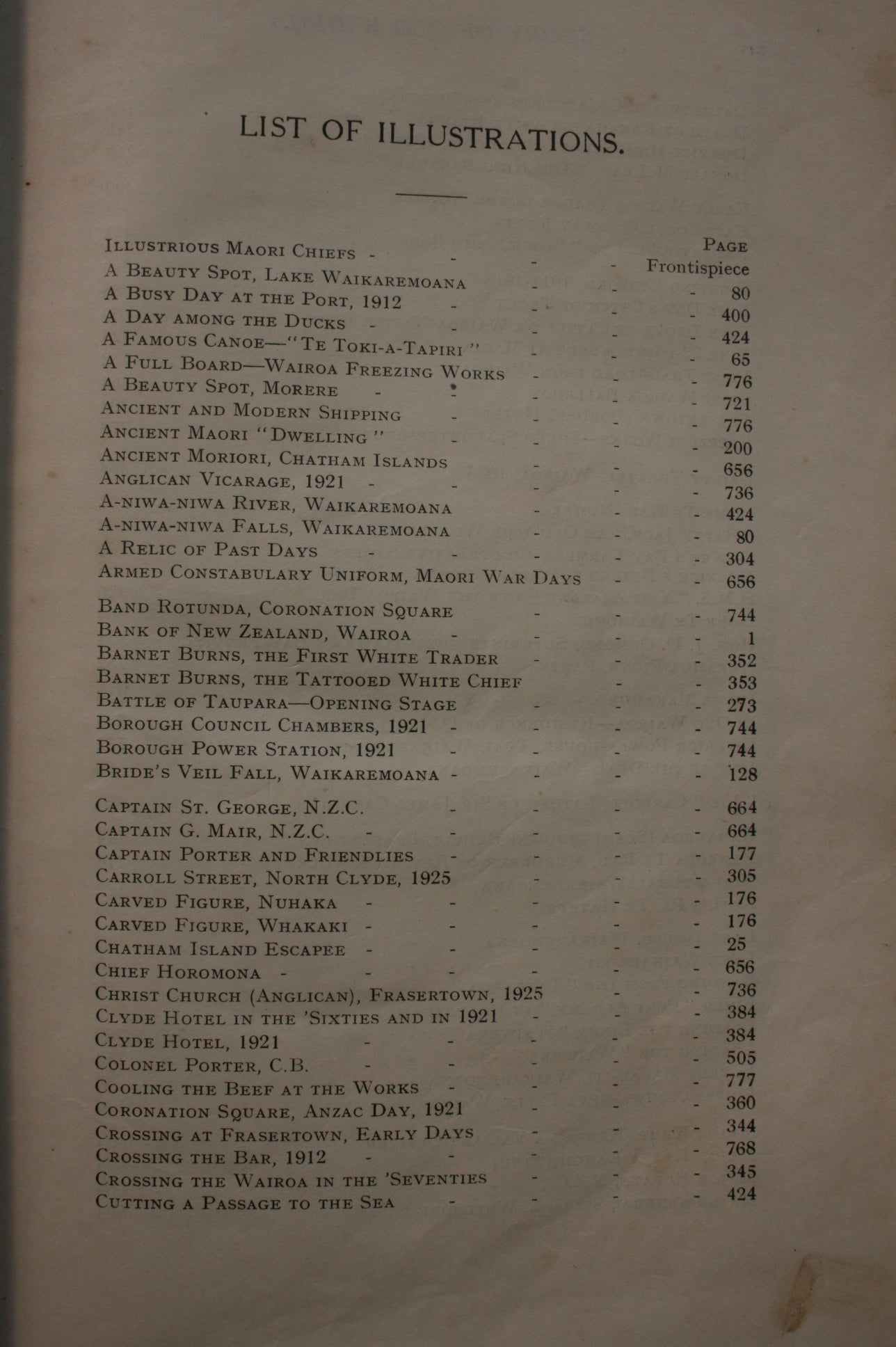 The Story of Old Wairoa and the East Coast, New Zealand, Or, Past, Present, and Future : a Record of Over Fifty Years' Progress. FIRST EDITION 1925.