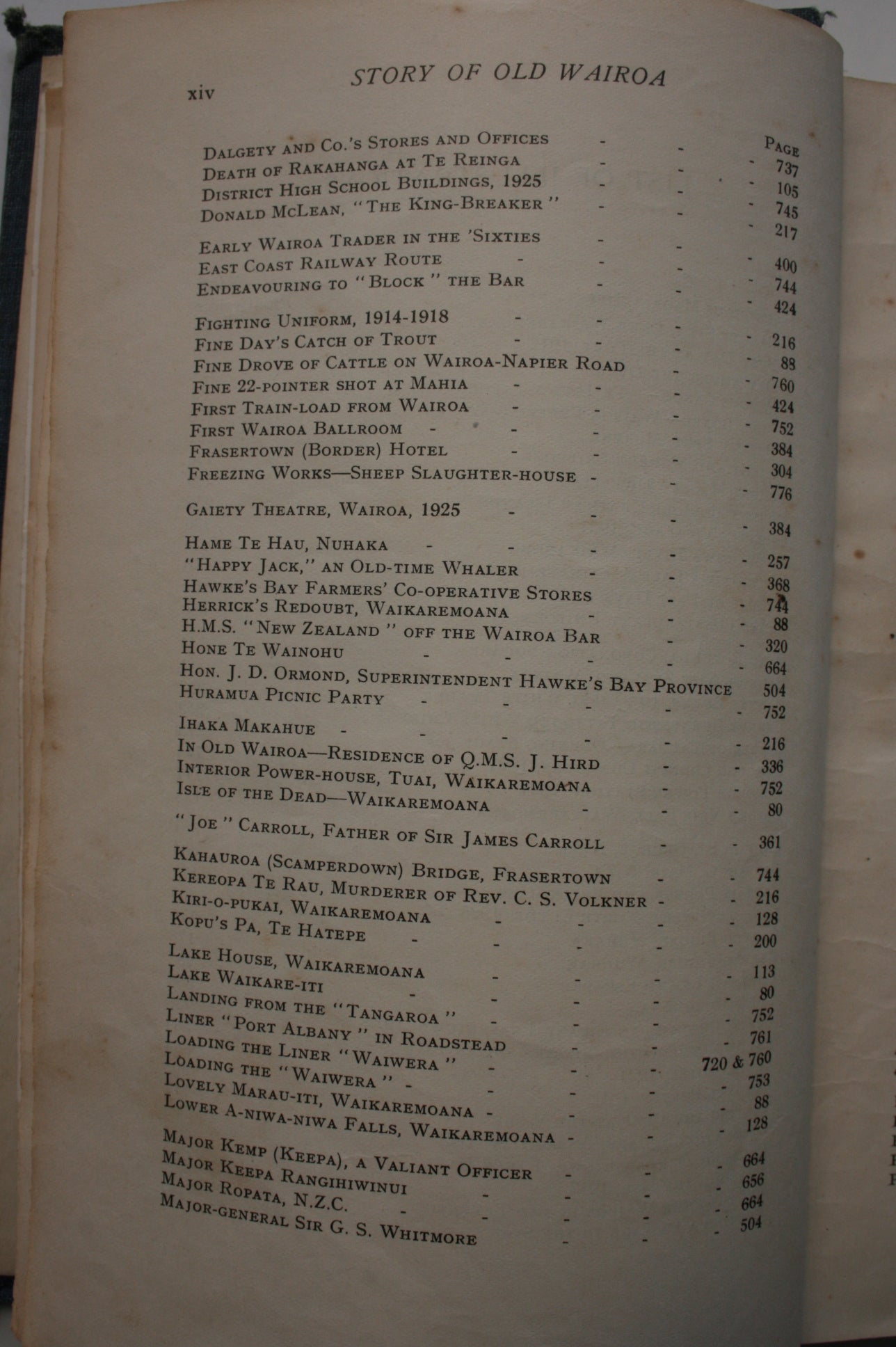 The Story of Old Wairoa and the East Coast, New Zealand, Or, Past, Present, and Future : a Record of Over Fifty Years' Progress. FIRST EDITION 1925.