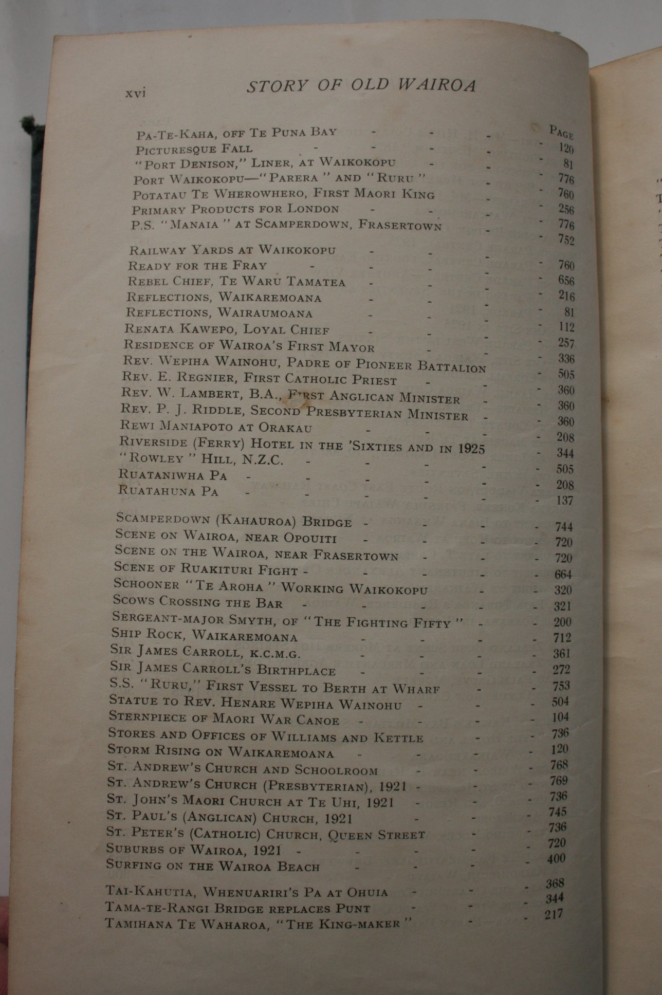The Story of Old Wairoa and the East Coast, New Zealand, Or, Past, Present, and Future : a Record of Over Fifty Years' Progress. FIRST EDITION 1925.