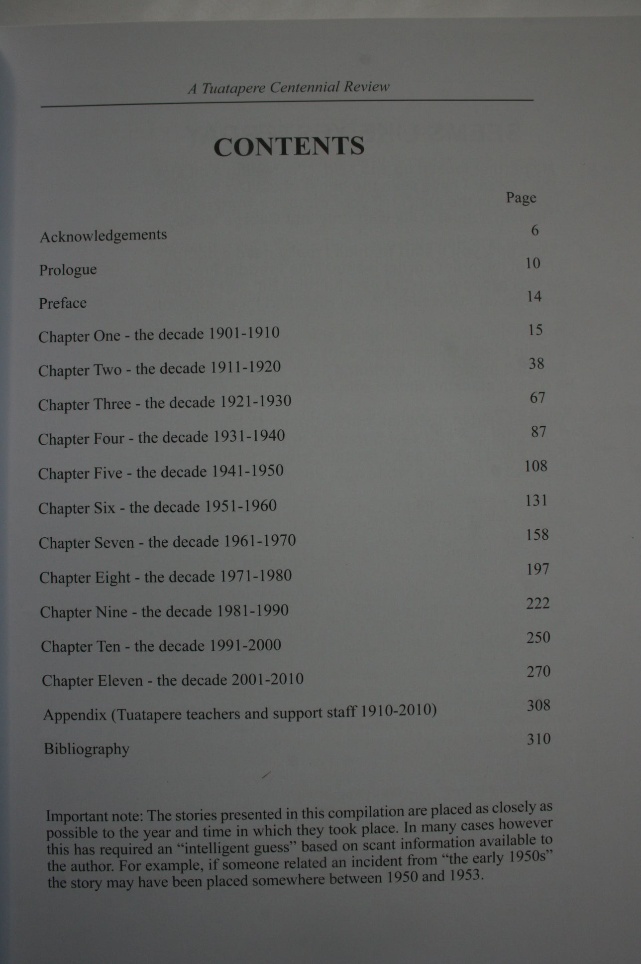 The Hole in the Bush: A Tuatapere Centennial Review. By Des Williams.