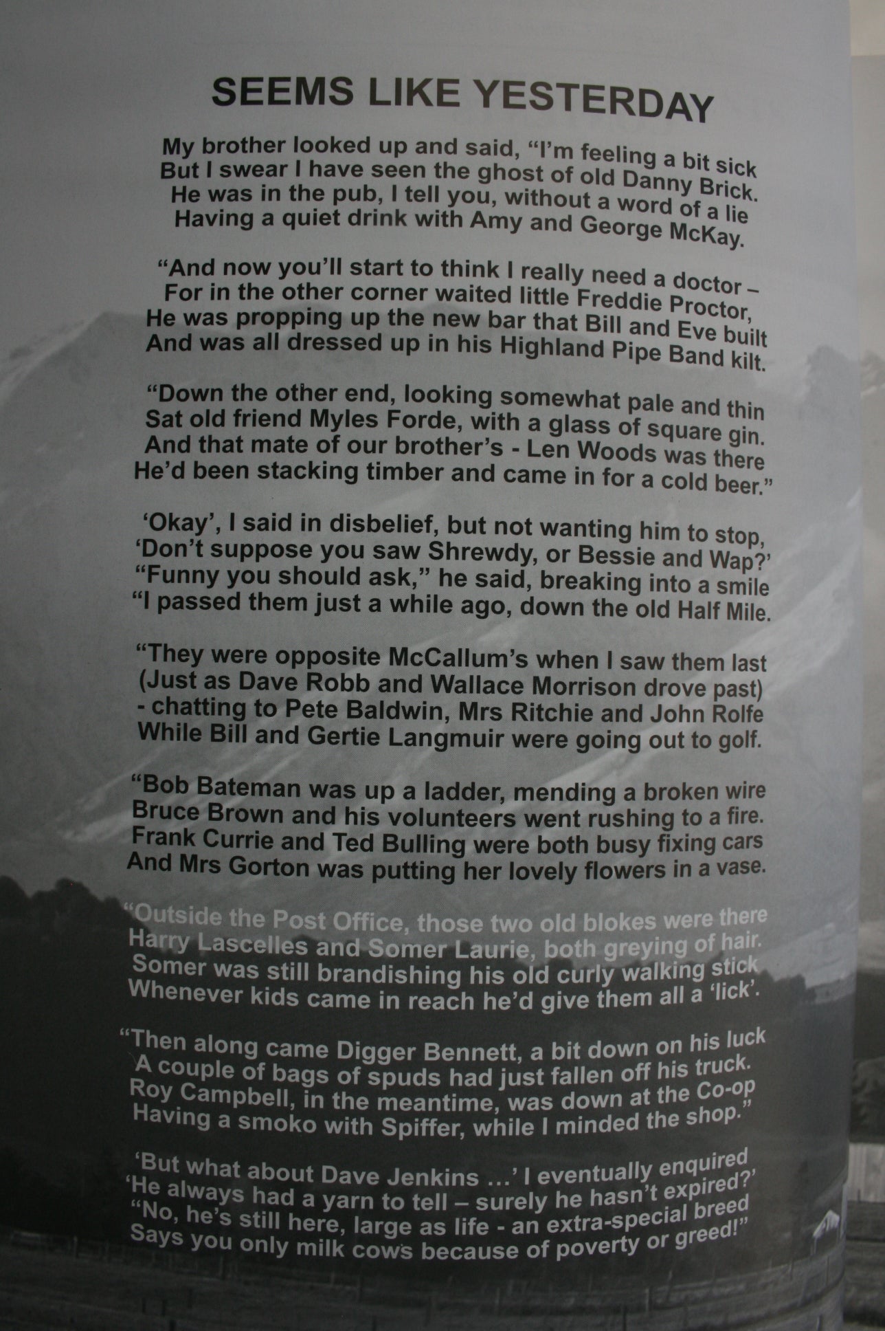 The Hole in the Bush: A Tuatapere Centennial Review. By Des Williams.