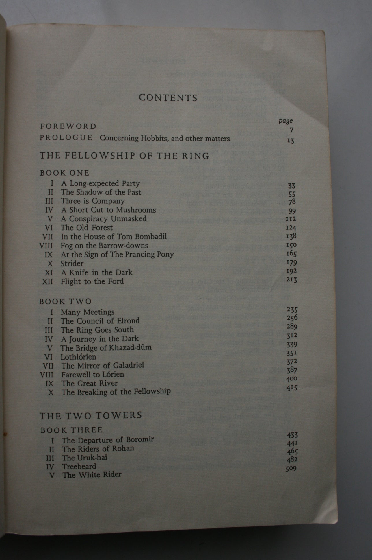 The Lord of the Rings. FIRST EDITION, first printing 1968. By J. R. R. Tolkien.