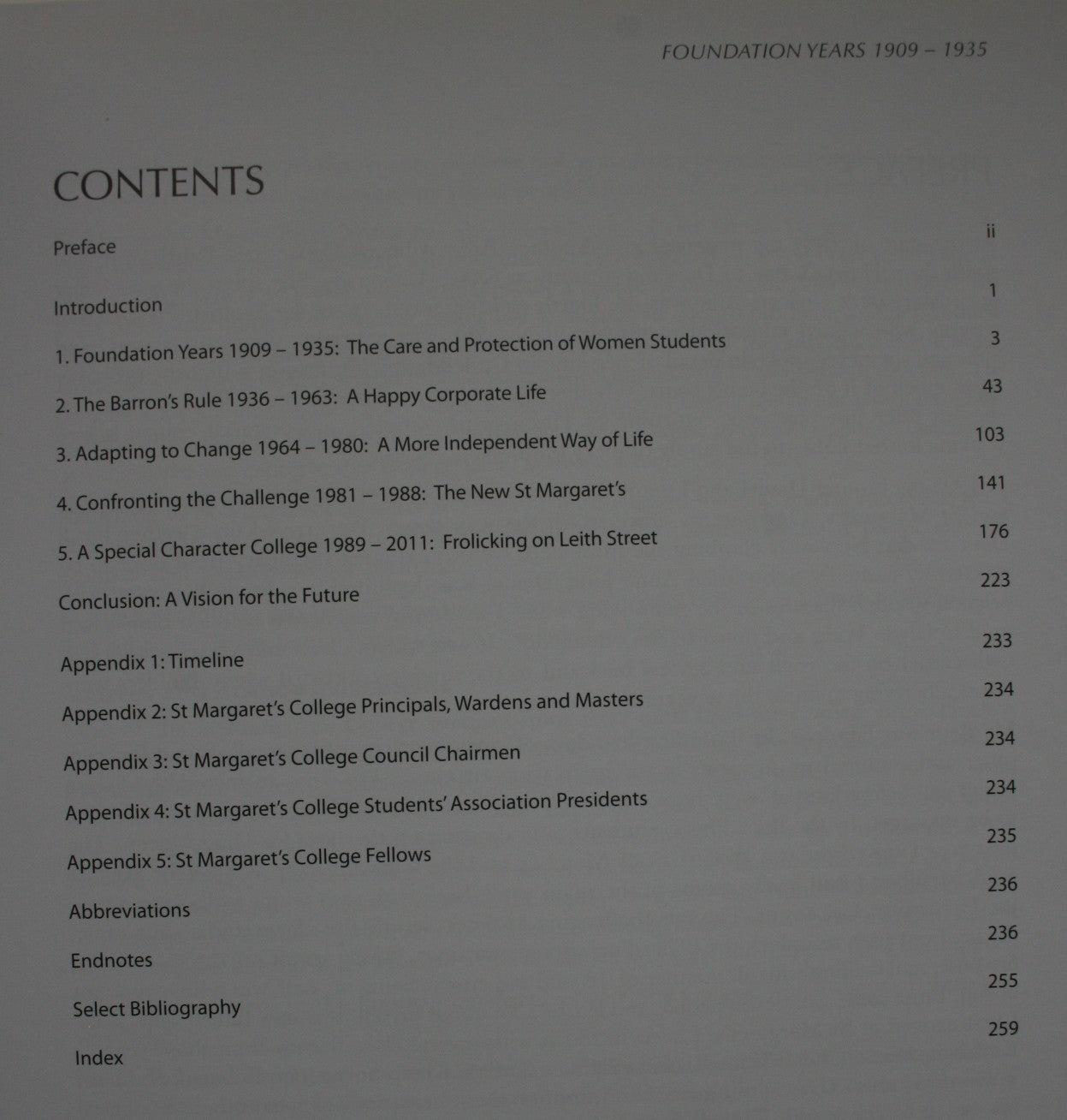 Vision for the Future: A Centennial History of St Margaret's College, Dunedin 1911-2011. By Susannah Grant