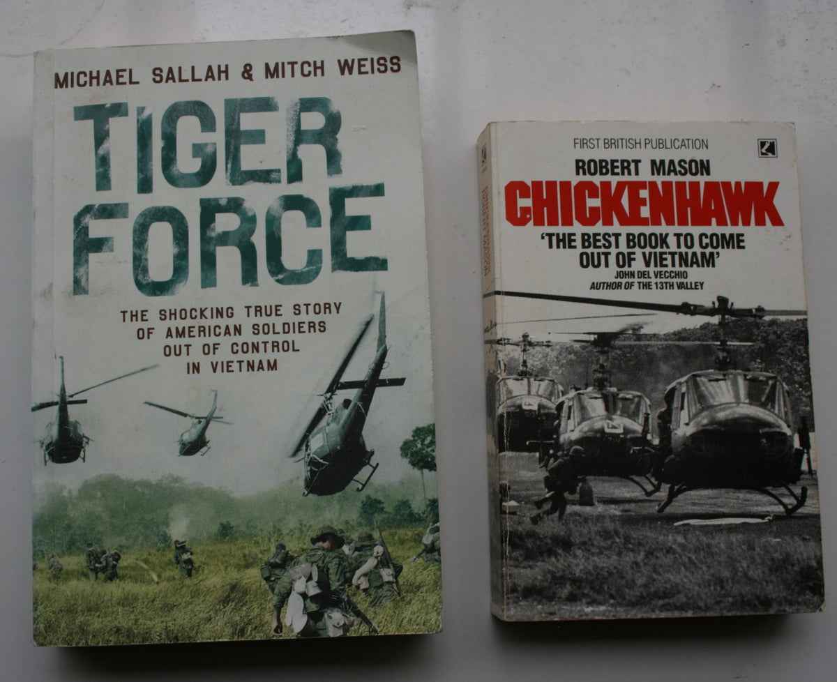 Vietnam War. Two books. Chickenhawk. Tiger Force – Phoenix Books NZ