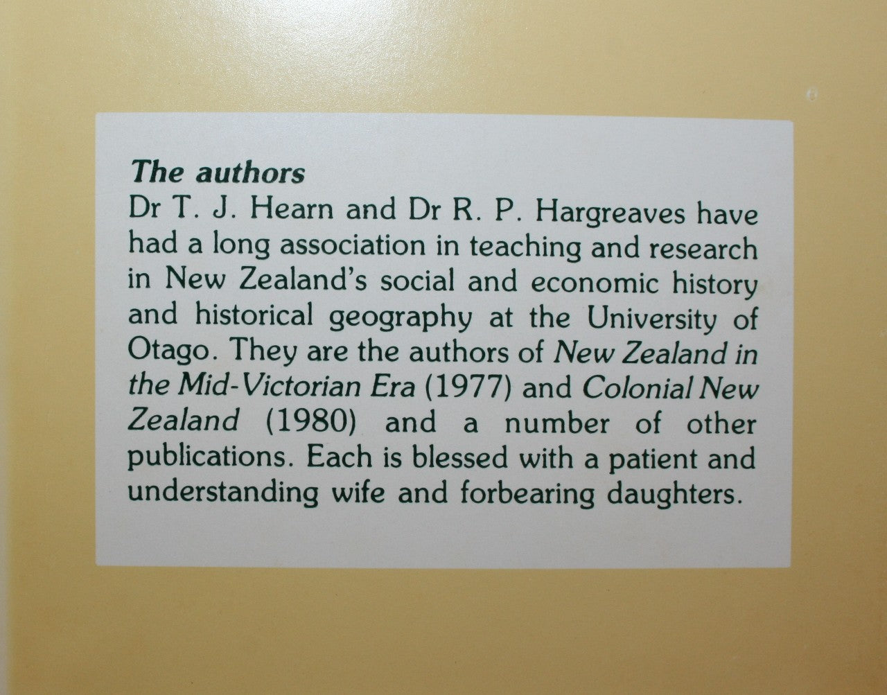 The Speculator's Dream: Gold Dredging in Southern New Zealand