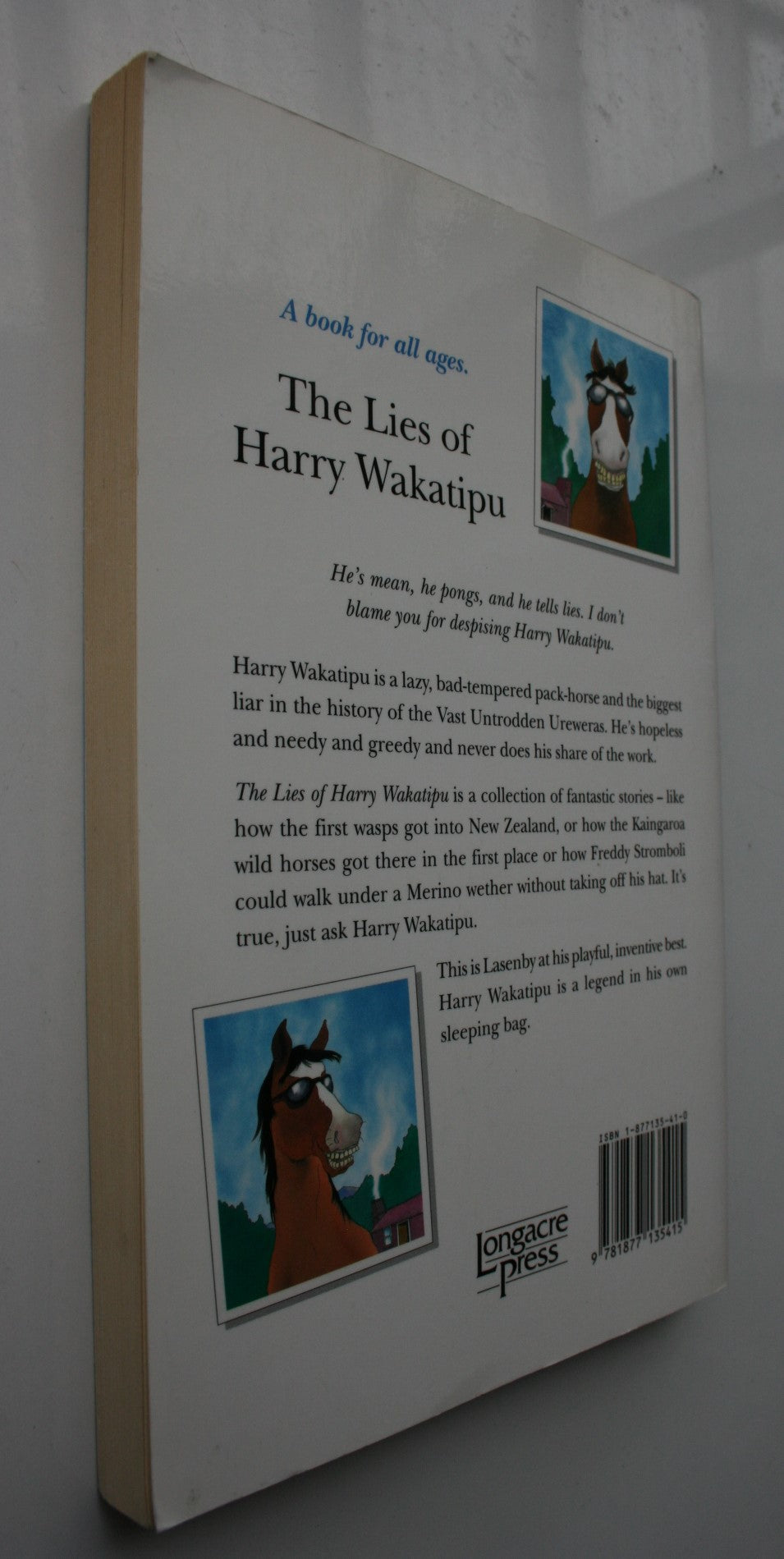 The Lies of Harry Wakatipu By Jack Lasenby. SCARCE.