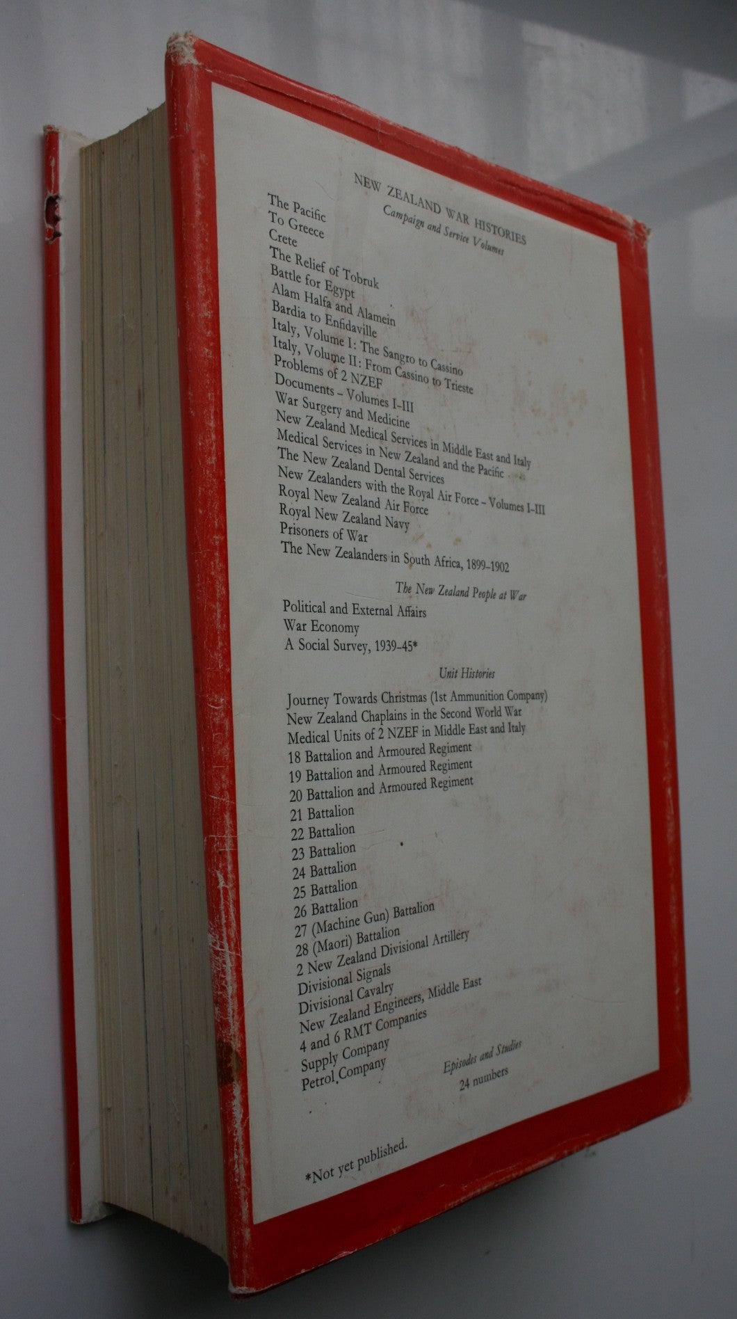 Italy Volume II. From Cassino to Trieste: Official History of New Zealand in the Second World War 1939-45. By W E Murphy.