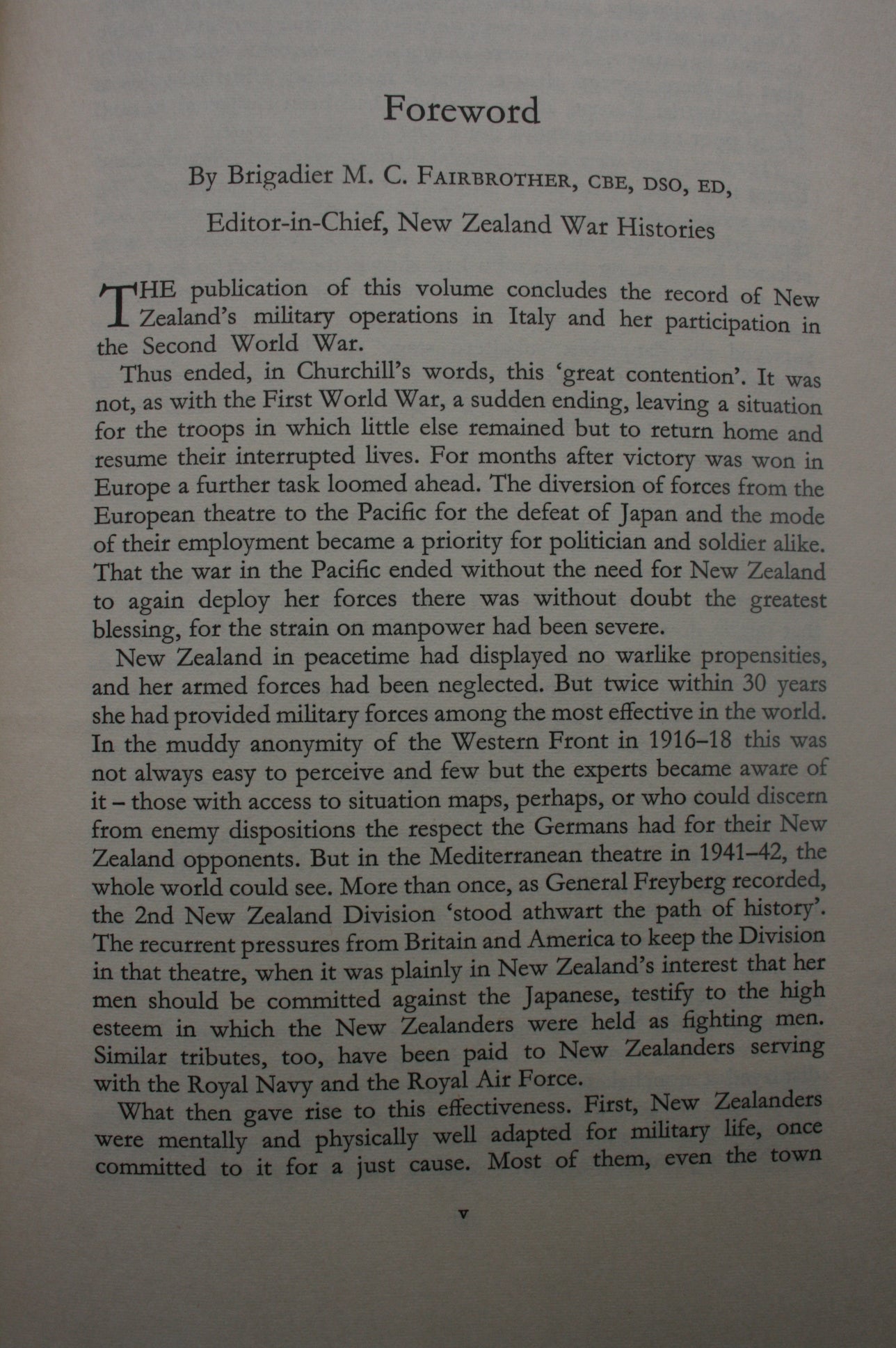 Italy Volume II. From Cassino to Trieste: Official History of New Zealand in the Second World War 1939-45. By W E Murphy.