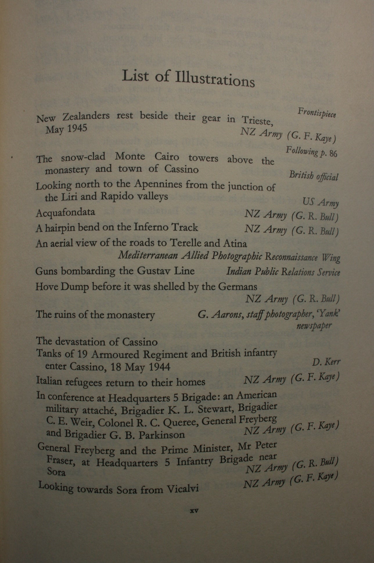 Italy Volume II. From Cassino to Trieste: Official History of New Zealand in the Second World War 1939-45. By W E Murphy.