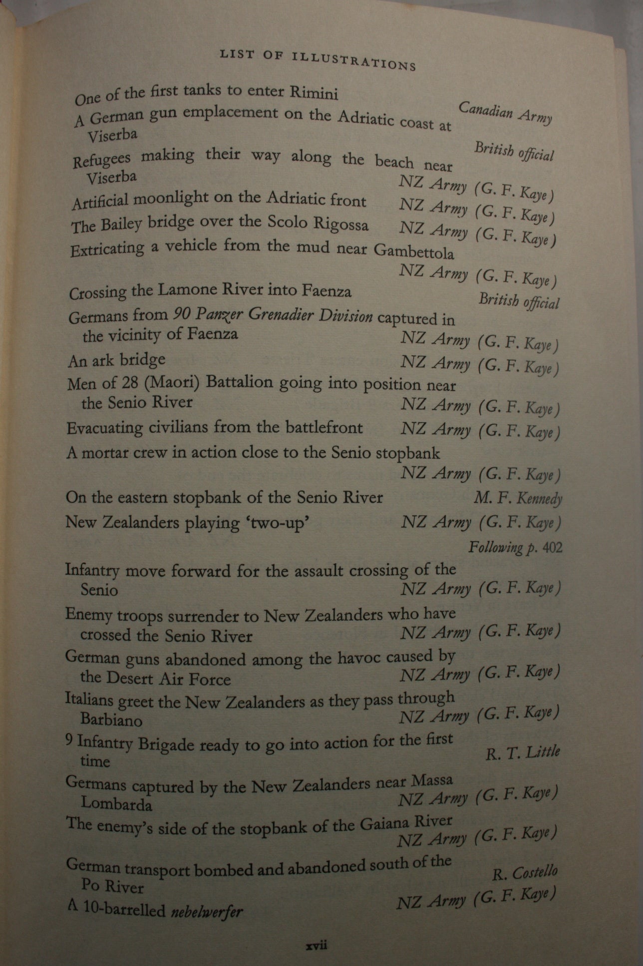 Italy Volume II. From Cassino to Trieste: Official History of New Zealand in the Second World War 1939-45. By W E Murphy.