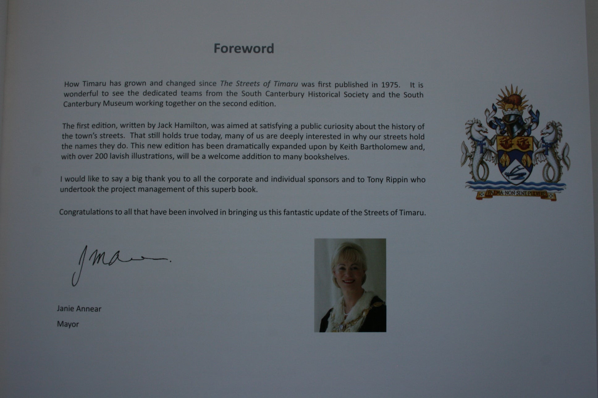 The Streets of Timaru by J B Hamilton.