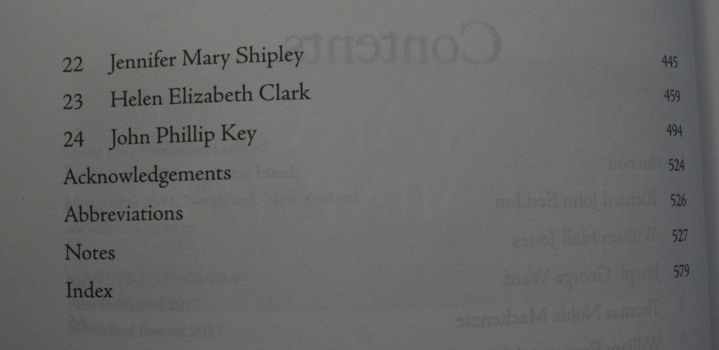 New Zealand's Prime Ministers: From Dick Seddon to John Key By Michael Bassett.