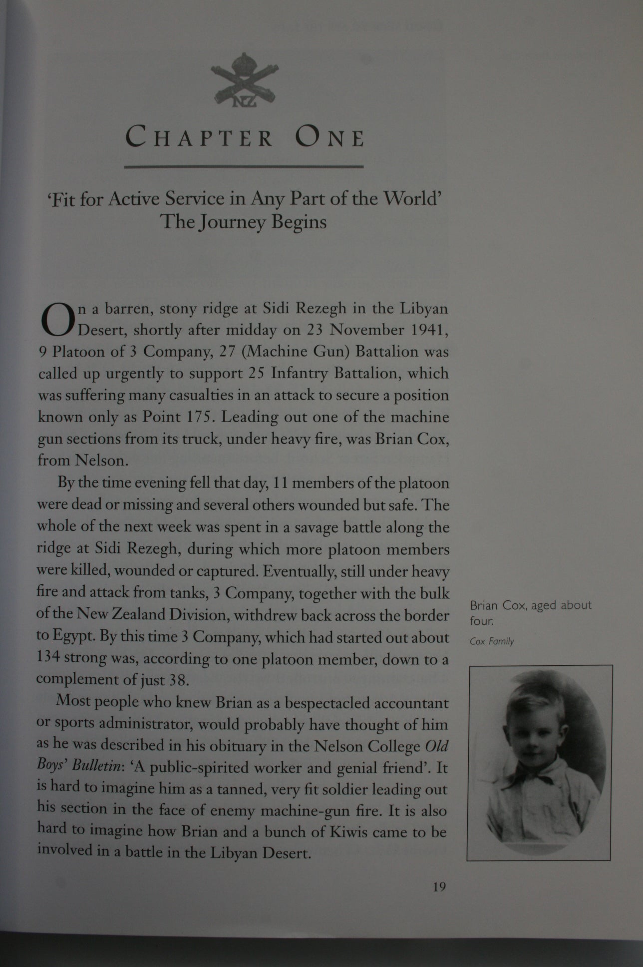 Good Luck to All the Lads the Wartime Story of Brian Cox 1939-43 By Peter Cox.