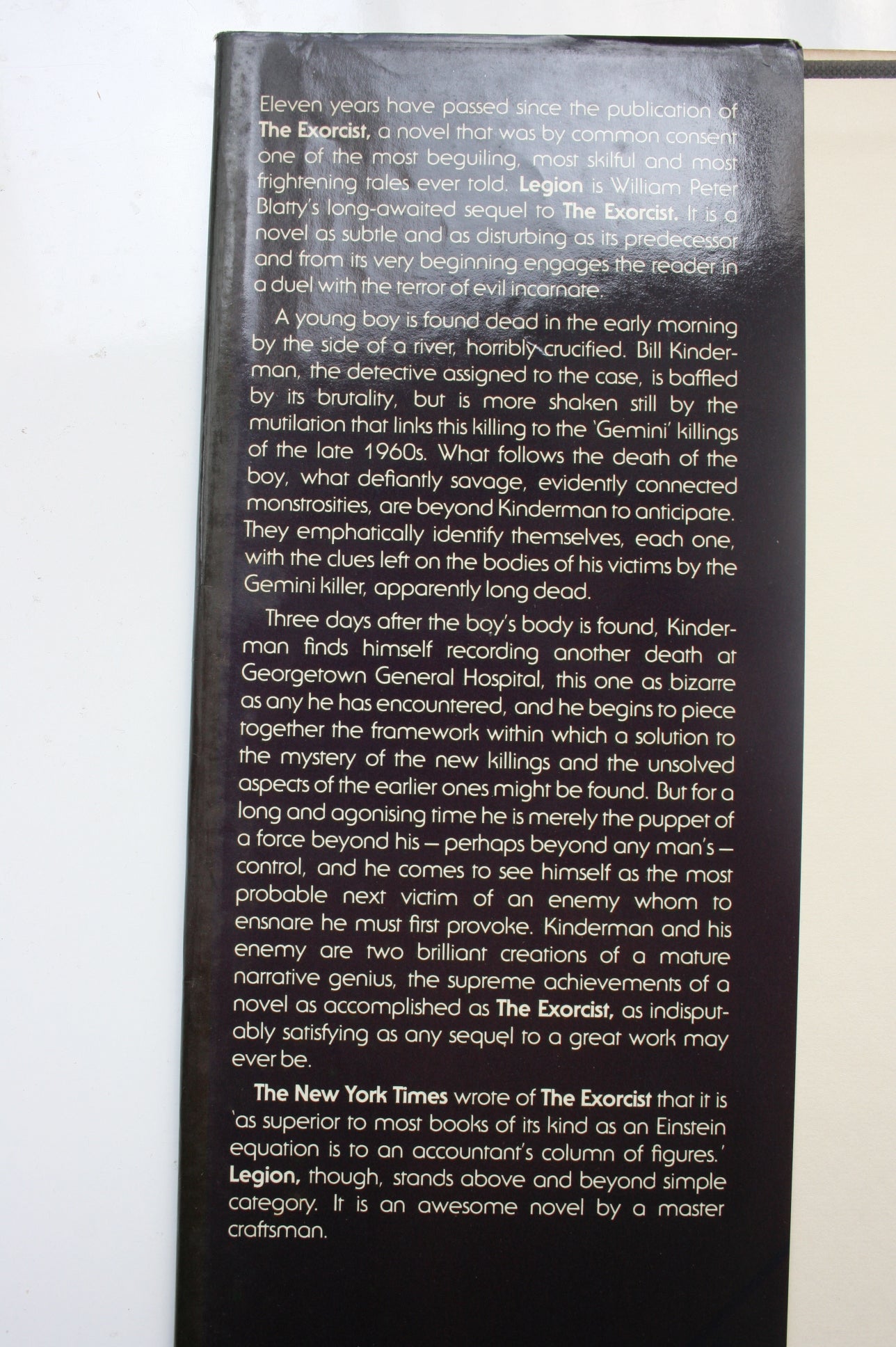 Legion (Sequel to Exorcist). FIRST EDITION. By William Peter Blatty