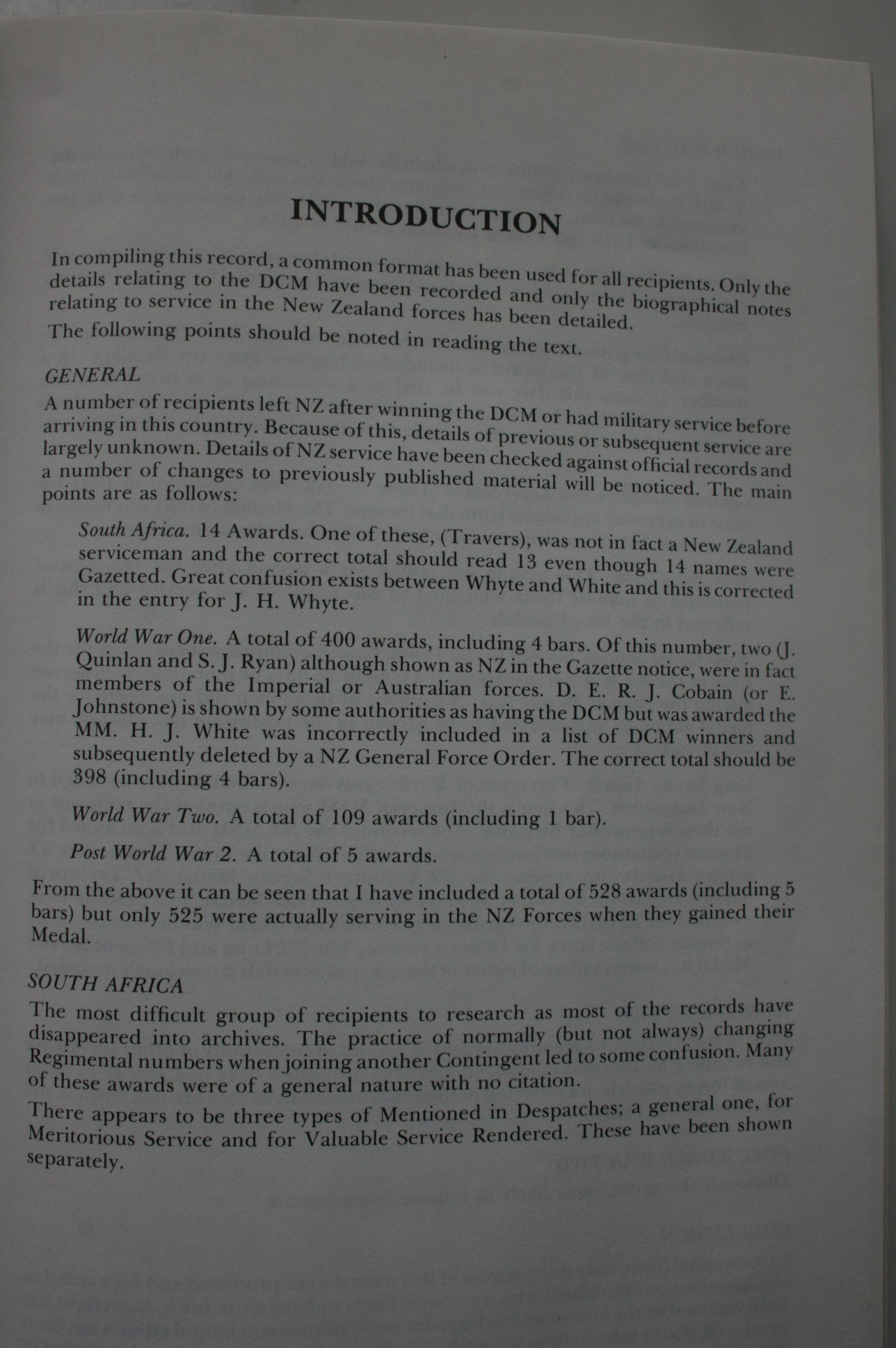 The Complete N.Z. Distinguished Conduct Medal: An Account of the New Zealand Recipients of the Distinguished Conduct Medal. By Alan Polaschek.