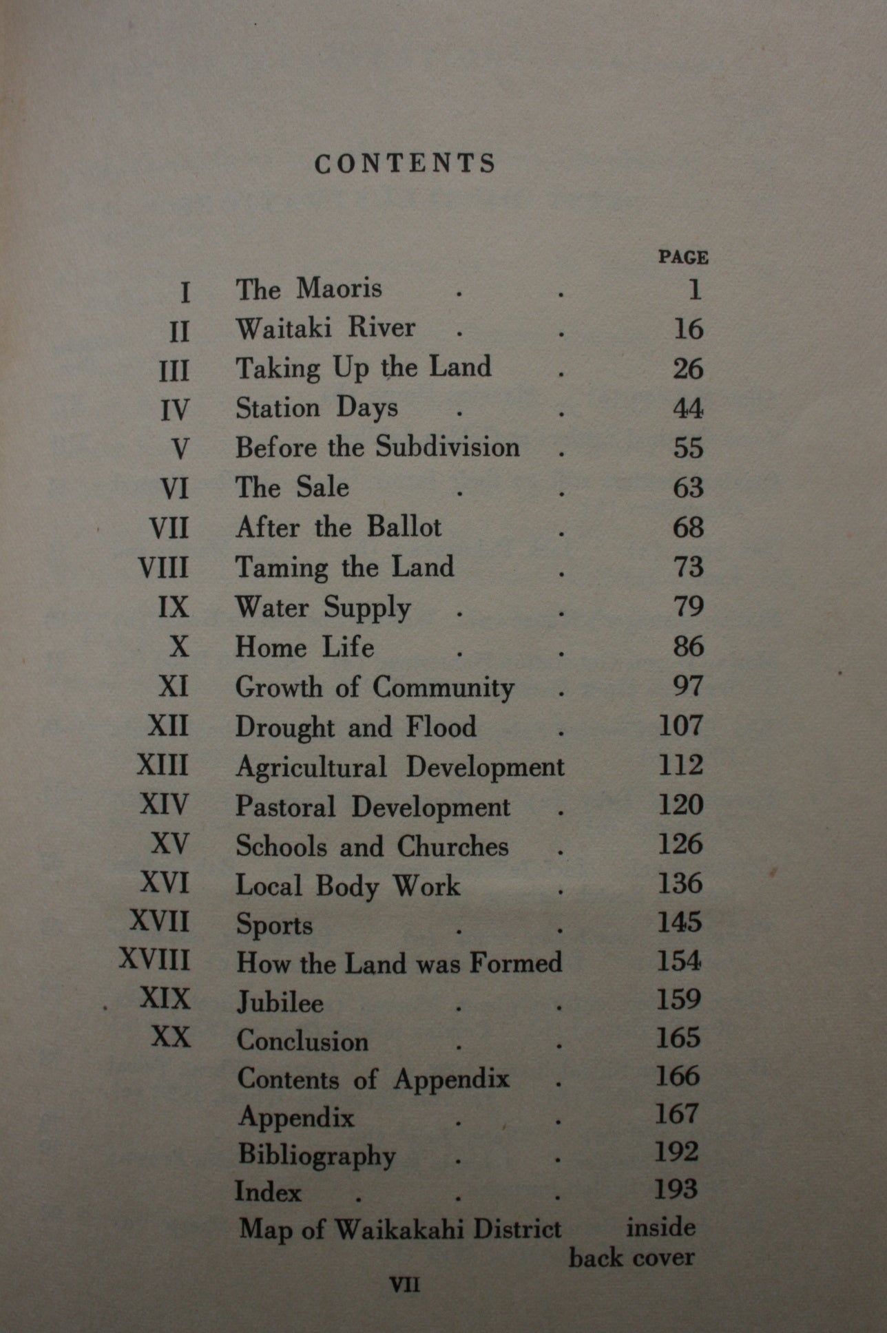 Land of Promise: The Story of Waikakahi by William Vance. SIGNED BY AUTHOR.