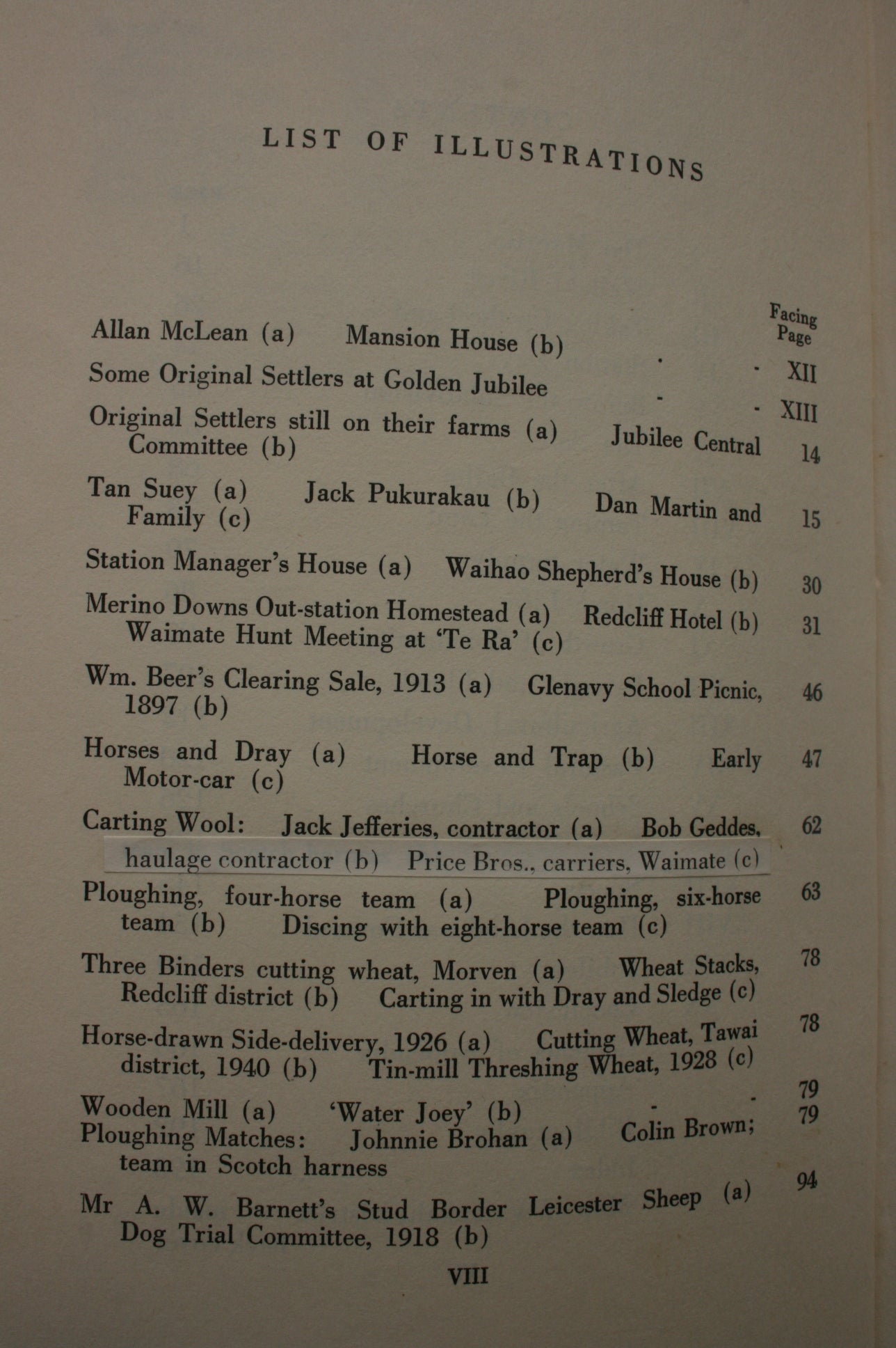 Land of Promise: The Story of Waikakahi by William Vance. SIGNED BY AUTHOR.