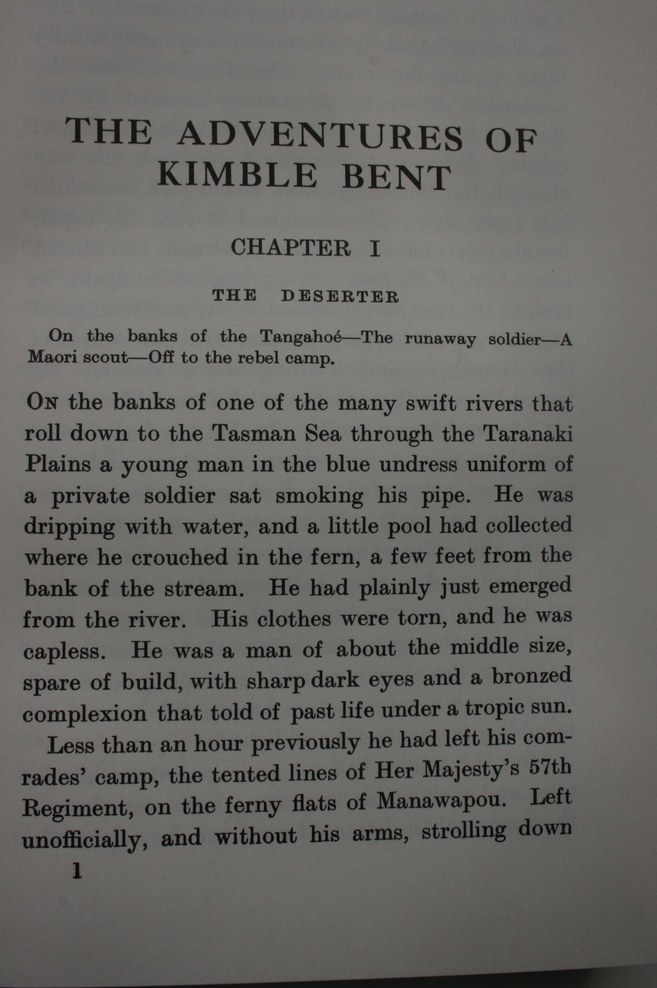 The Adventures of Kimble Bent: A Story of Wild Life in the New Zealand Bush by James Cowan.