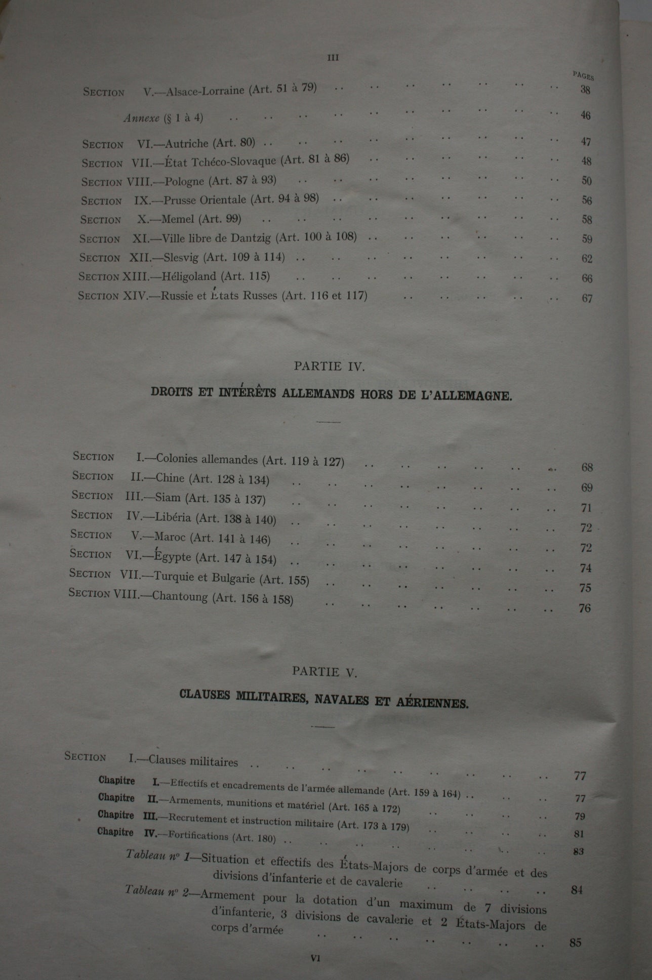 The Treaty Of Peace Between The Allied And Associated Powers And Germany, The Protocol annexed thereto, the Agreement respecting the military occupation of the territories of the Rhine