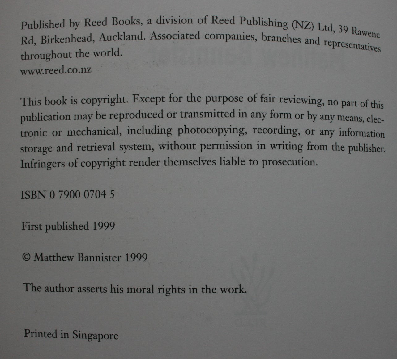 Positively George Street "Sneaky Feelings" and the Dunedin Sound By M. Bannister.