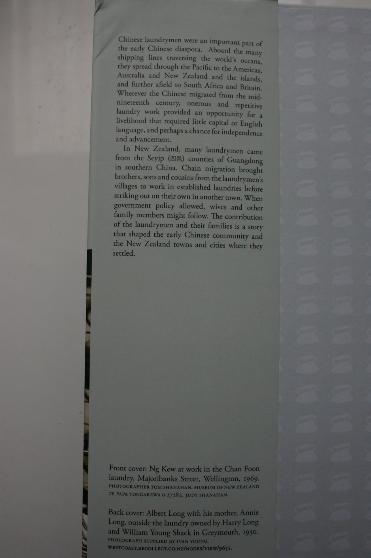 Starch Work Done by Experts: Chinese Laundries in Aotearoa New Zealand by Joanna Boileau. VERY SCARCE.